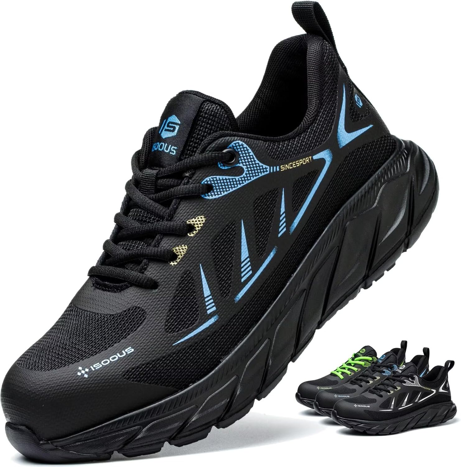 Thumbnail 5 de Scarpe antinfortunistiche leggere con punta in acciaio, suola antiscivolo e rete traspirante