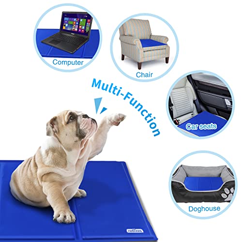 Detalle de Nobleza Alfombrilla refrescante para mascotas grandes 90 × 50 cm - Auto refrigerante