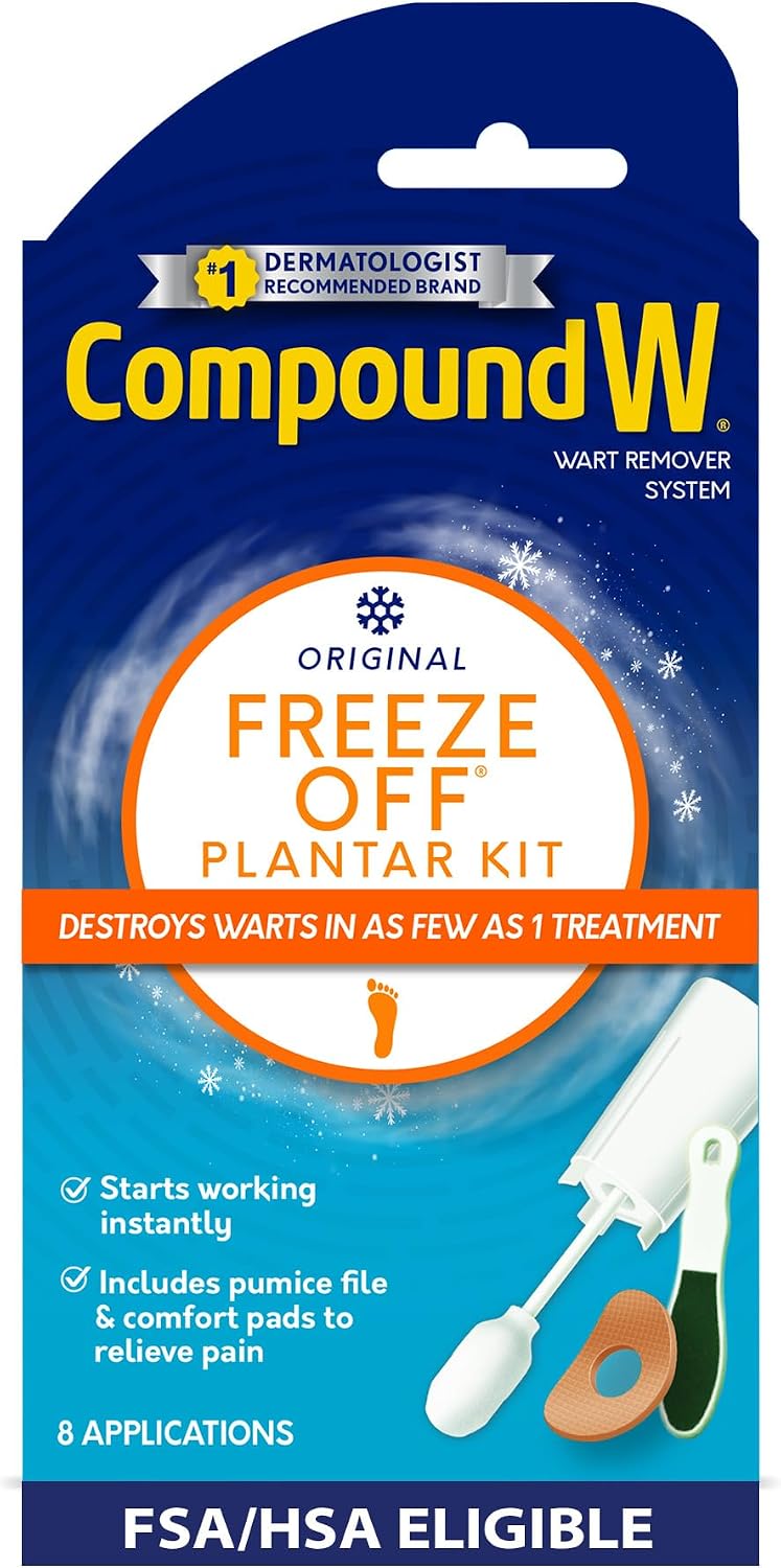 Detalle de Compound W 10075137440347 Plantar Wart Removal Kit, 8 Applications
