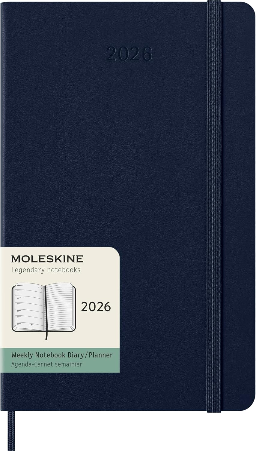 Detalle de Moleskine Weekly Planner Agenda Settimanale 2026 12 Mesi 13x21 cm