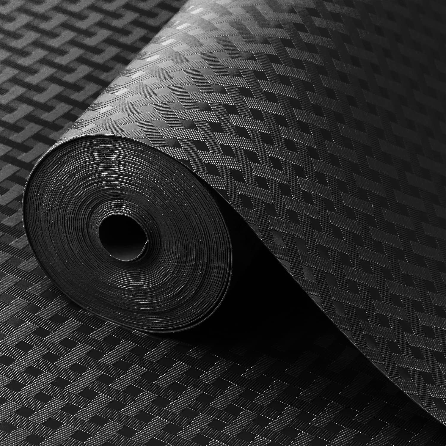 Thumbnail 6 de Shelf Liners for Kitchen Cabinets & Refrigerator EVA Mats (Black, Non-Adhesive) 23.6 x 236.2 Inches
