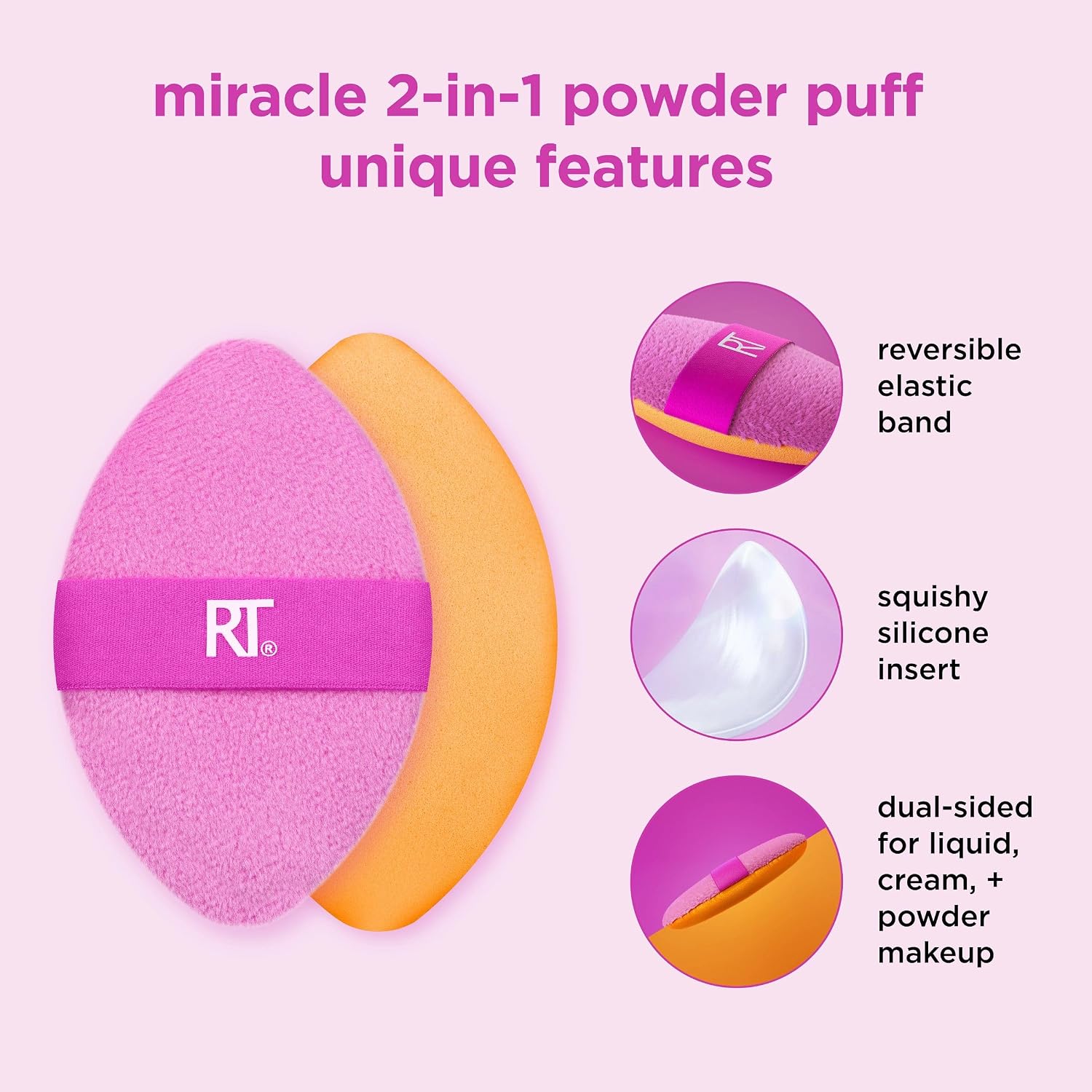 Thumbnail 4 de Real Techniques Miracle Puff 2-in-1 per cipria