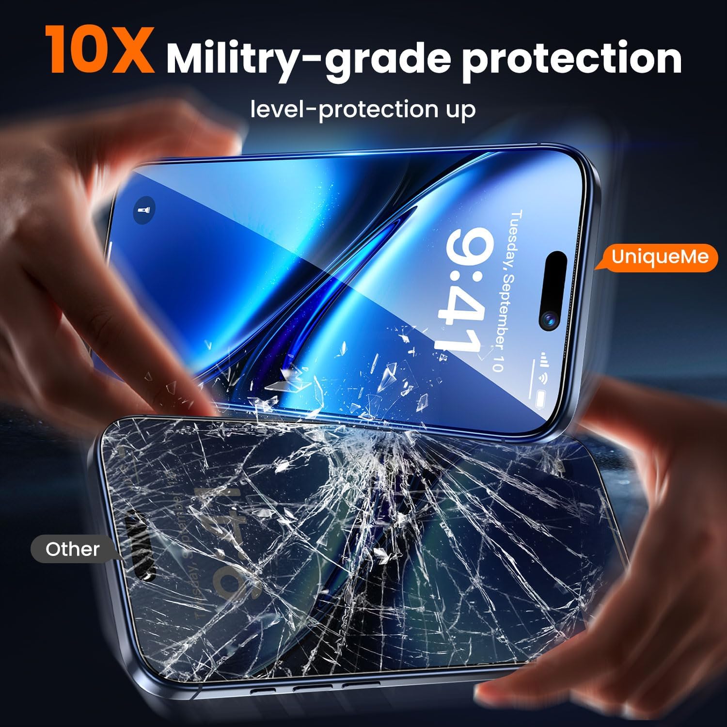 Detalle 2 de UniqueMe Privacy Screen Protector 6.9 inch