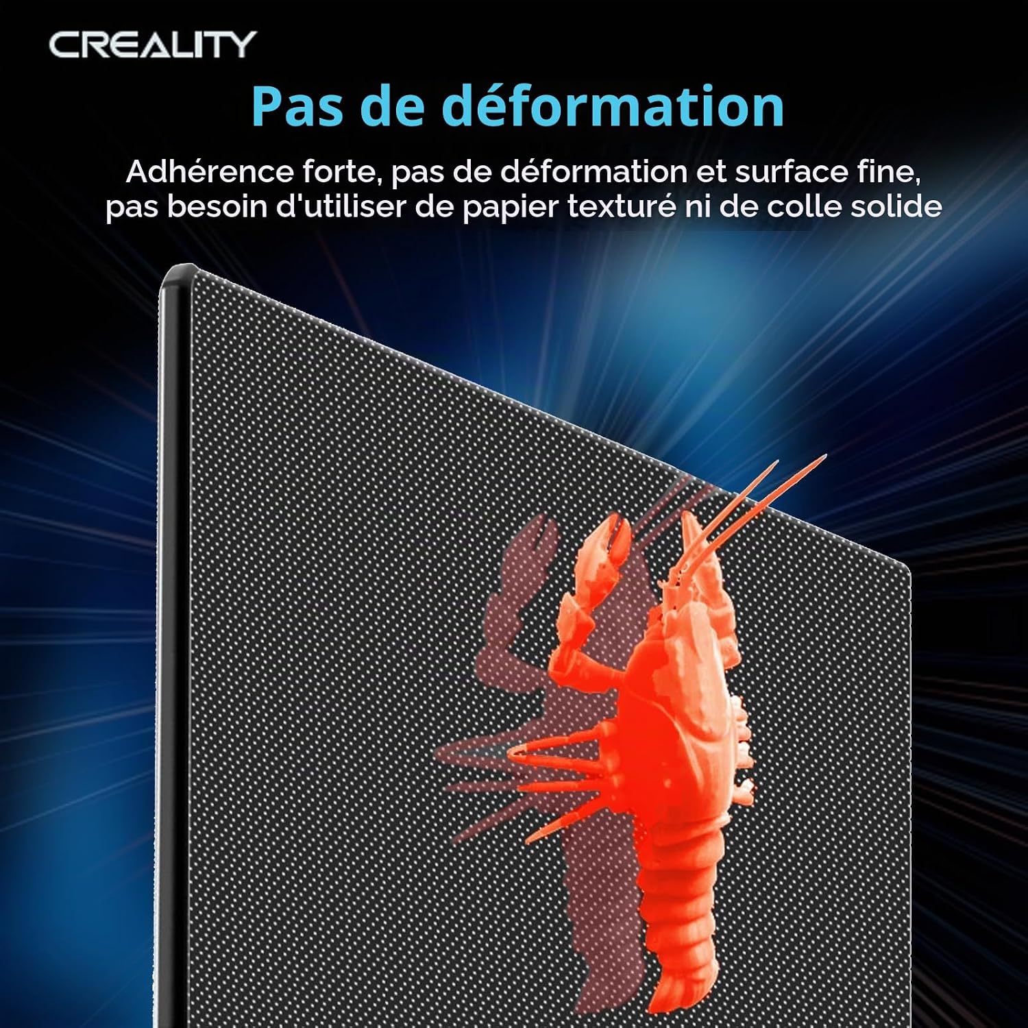 Detalle de Creality 6004010007 glazen printbed van gehard glas, 235 x 235 x 4 mm
