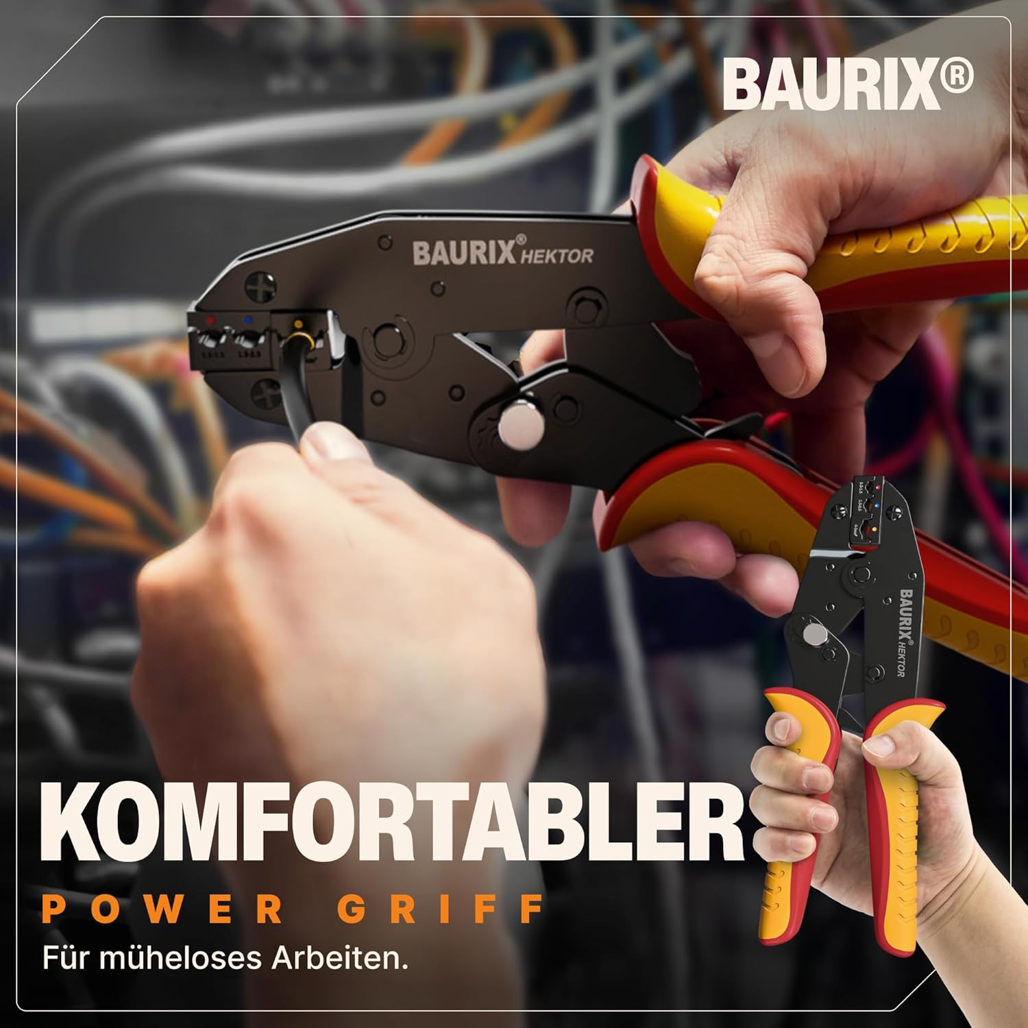 Detalle 2 de BAURIX Crimpzange 700er Set