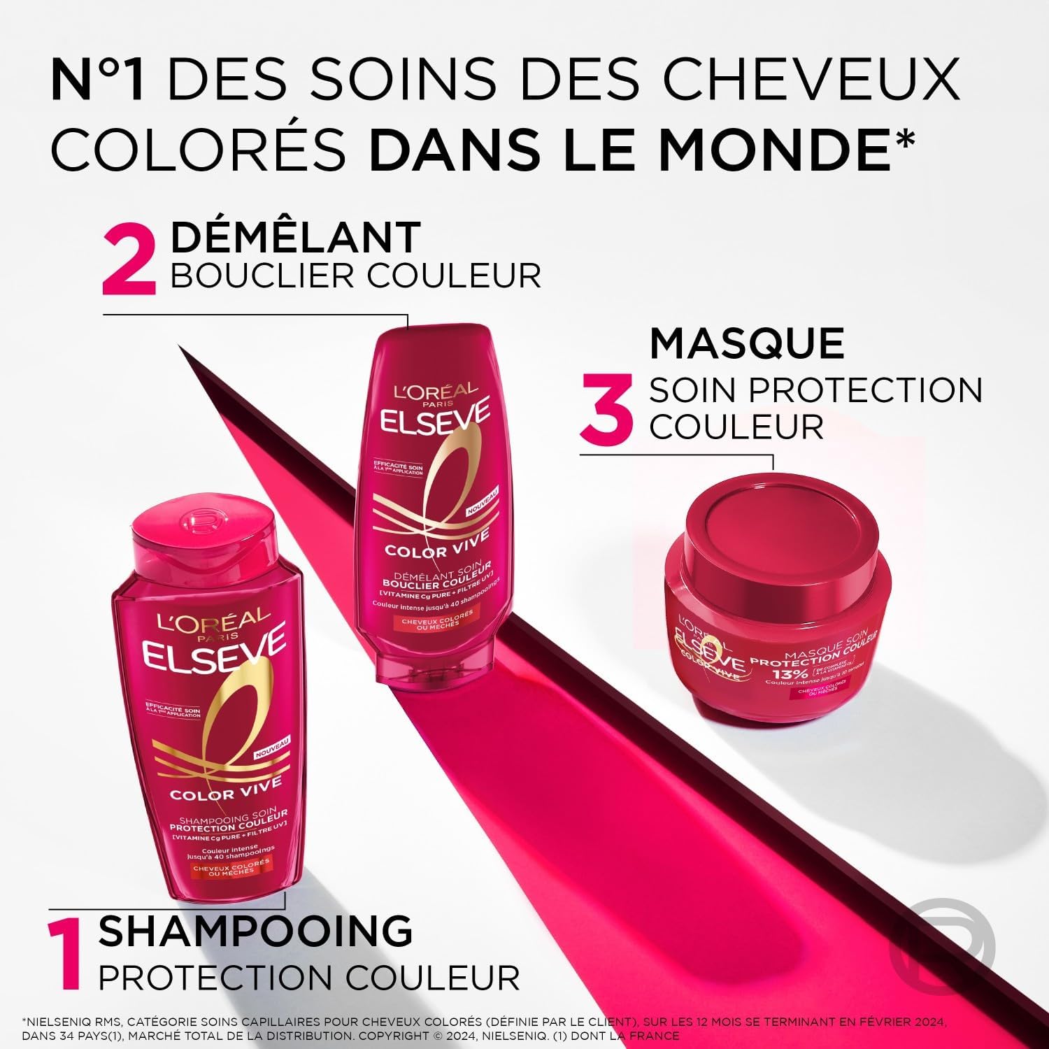 Thumbnail 6 de L’Oréal Paris Elseve Color-Vive Shampooing Soin Protection Couleur (1 L) — protection couleur jusqu’à 10 semaines