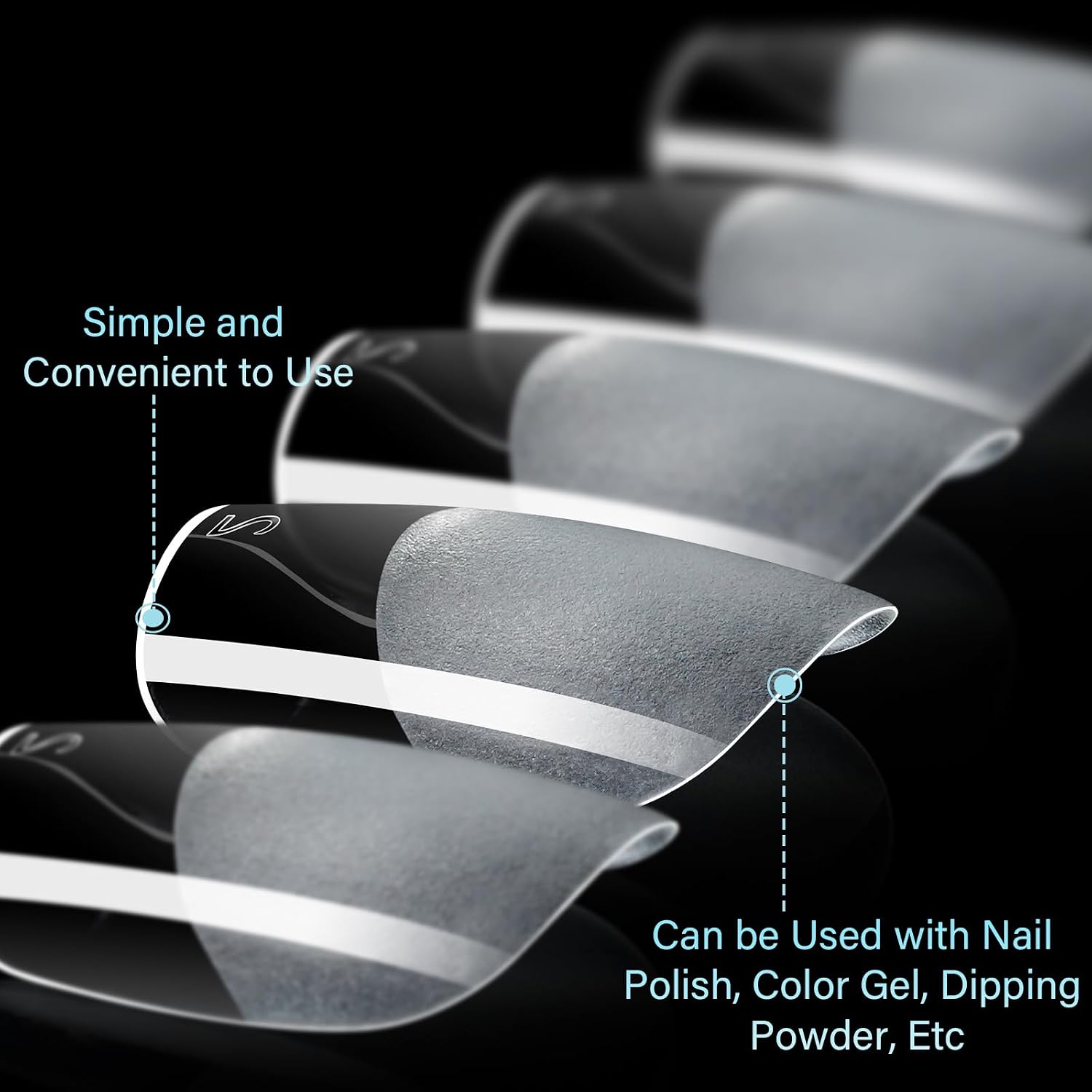 Detalle de TOMICCA Ultra-Cut Gel Nageltips 510 Stück