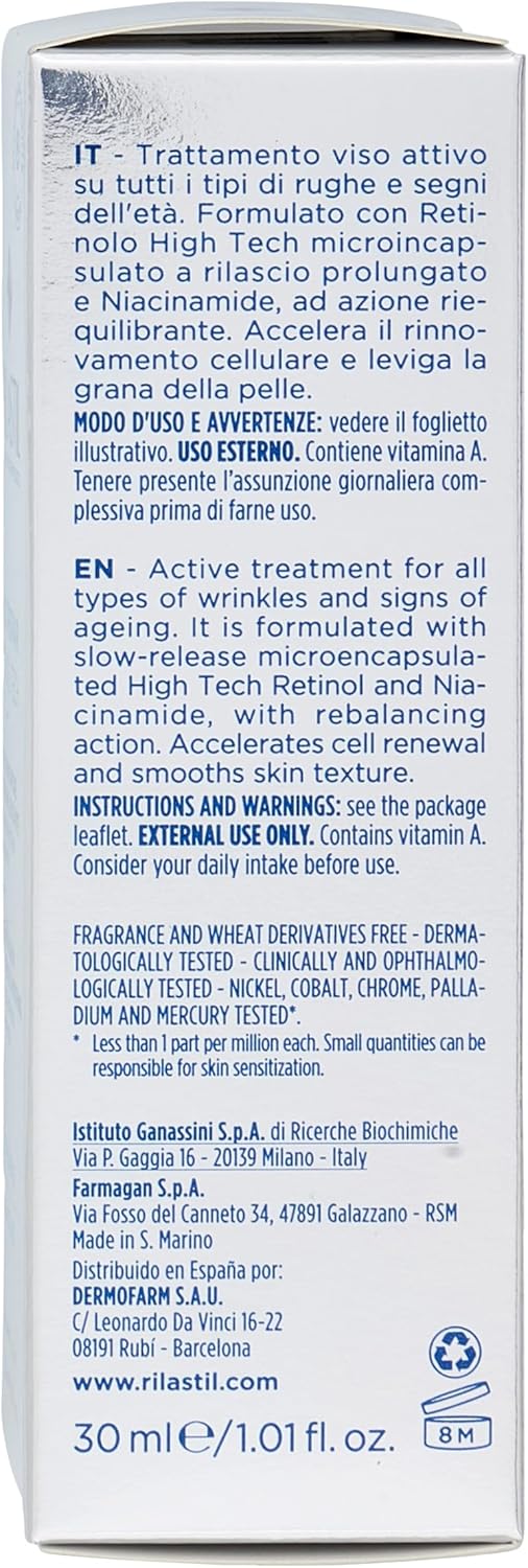 Thumbnail 6 de Rilastil Multirepair Retinol Tech Siero Rinnovatore Antirughe Levigante, 30 ml