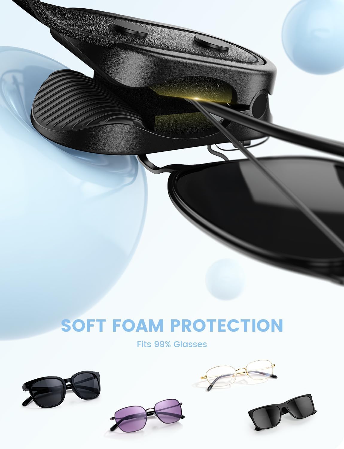Thumbnail 4 de Lamicall Sunglasses Holder for Car Visor Auto-Lock