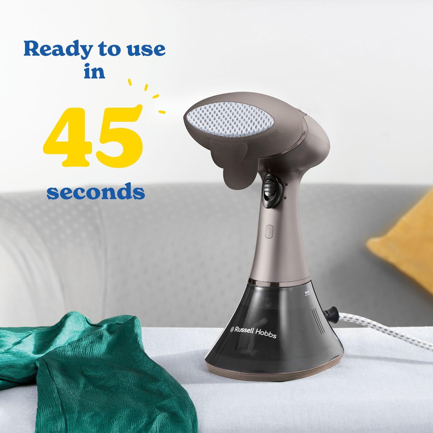 Thumbnail 2 de Russell Hobbs Steam Genie Aroma Handheld Clothes Steamer (1800W) with Fragrance Diffuser