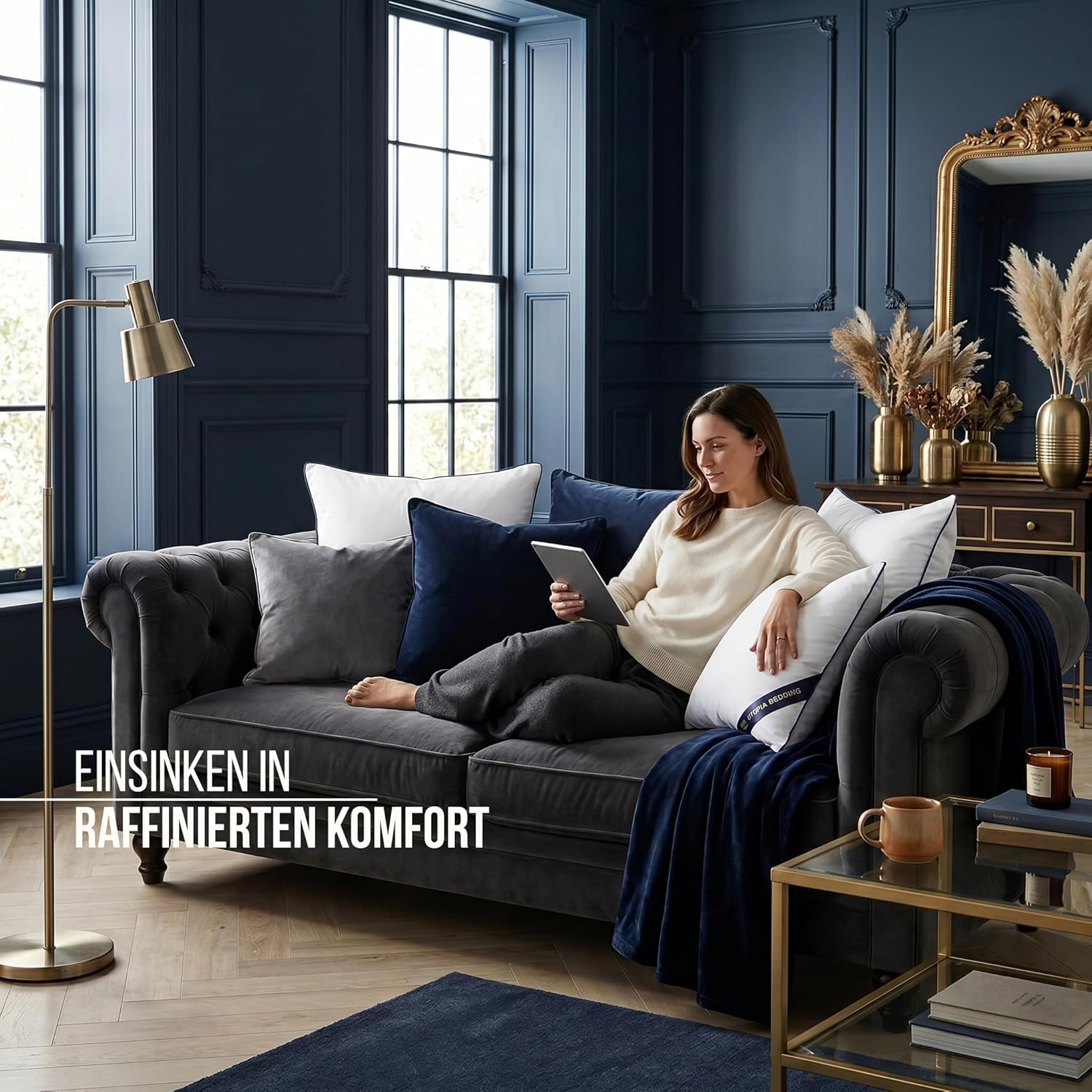 Thumbnail 6 de Utopia Bedding Kissen 40x40 cm 2er Set