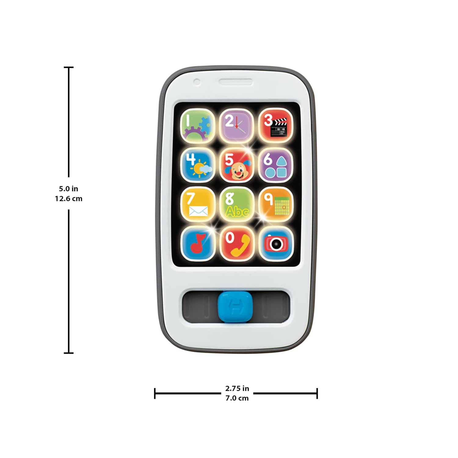 Thumbnail 4 de Fisher-Price Lernspaß Musikspielzeug Smartphone HXB89 (grau) – mit Lichtern, ab 6 Monaten