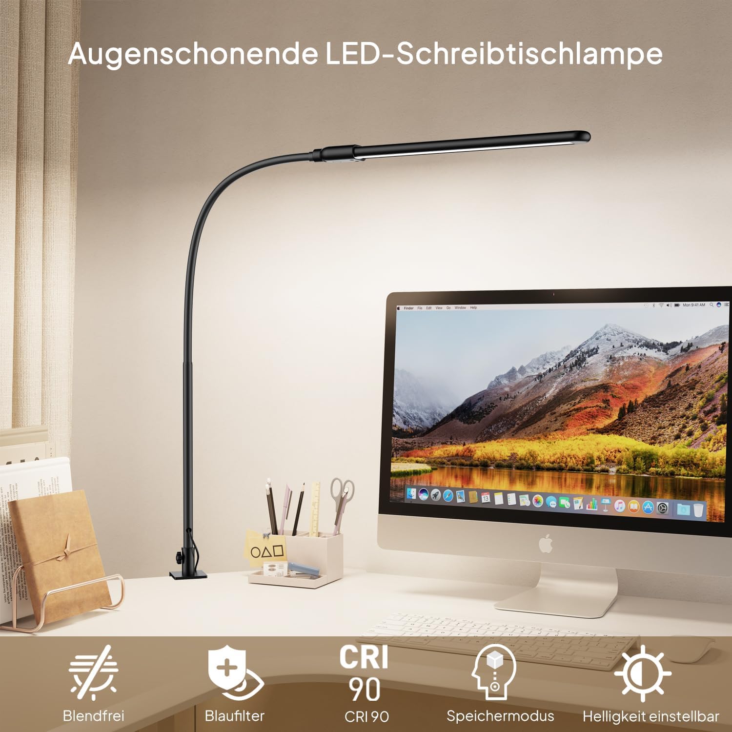 Thumbnail 5 de KableRika Schreibtischlampe LED dimmbar mit 7 cm