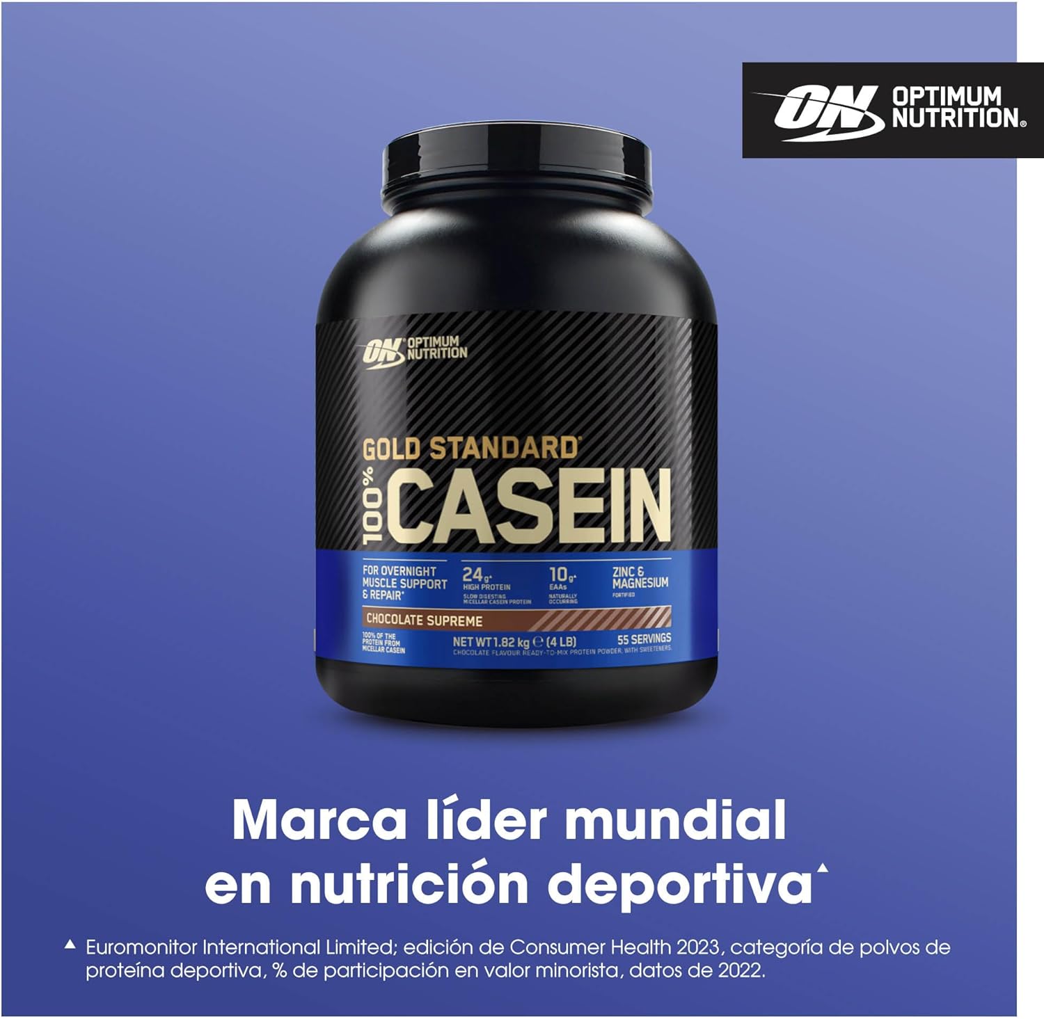 Thumbnail 1 de Optimum Nutrition Gold Standard Caseína 1.82 kg