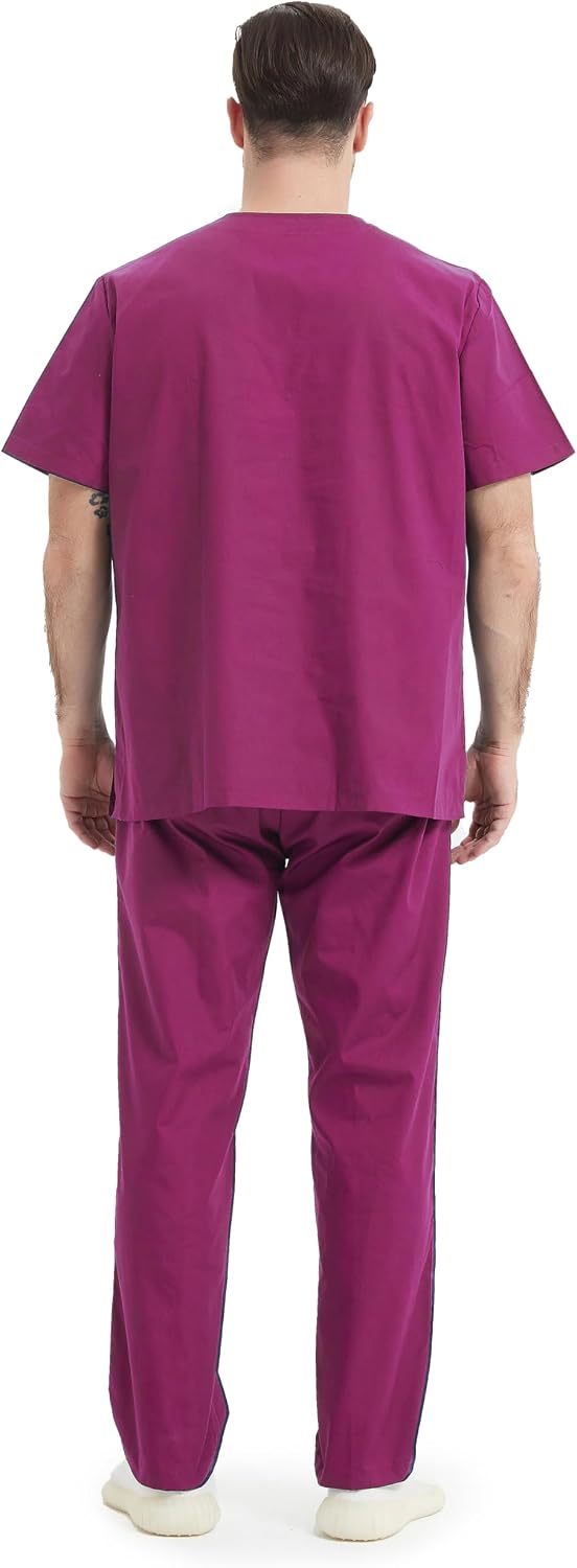 Thumbnail 6 de Misemiya - Set Uniformi Unisex Camicetta con Top e Pantaloni (Ref.6801-6802, Turchese, XS) – Uniforme medica professionale