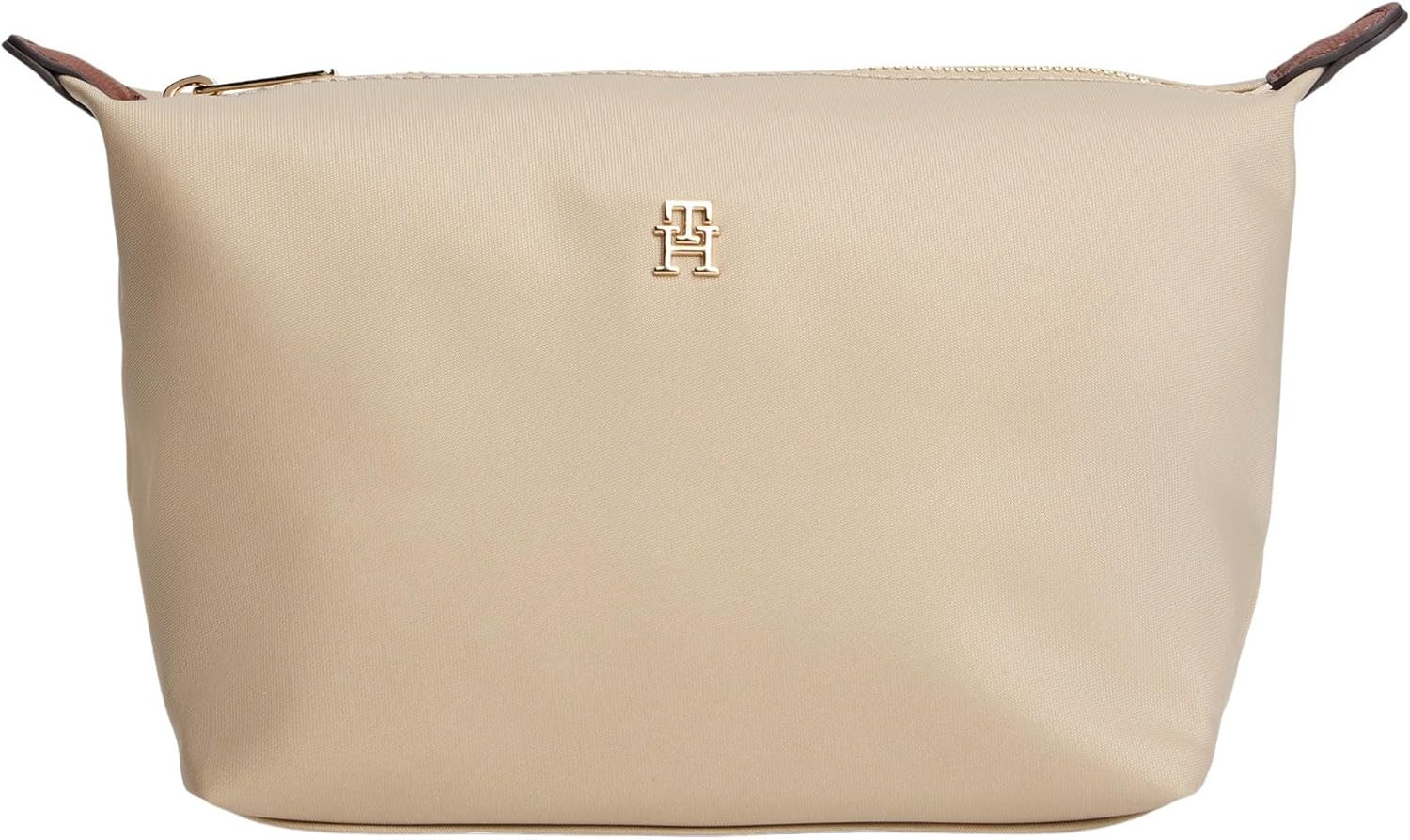 Detalle de Tommy Hilfiger Damen Kulturbeutel Icon Washbag Nylon mit Reißverschluss