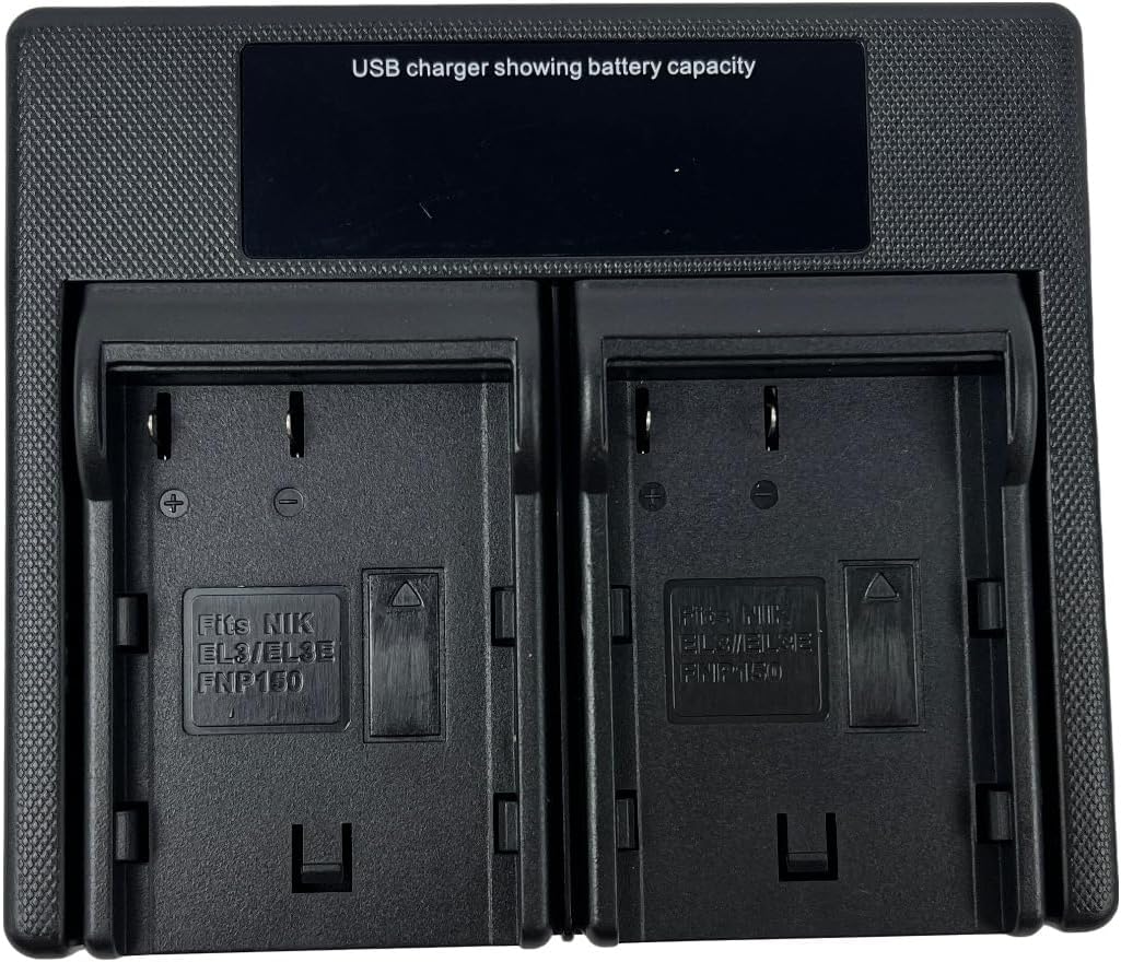 Detalle de USB Dual Battery Charger for EN-EL3 / EN-EL3A (MH-18 / MH-18a)