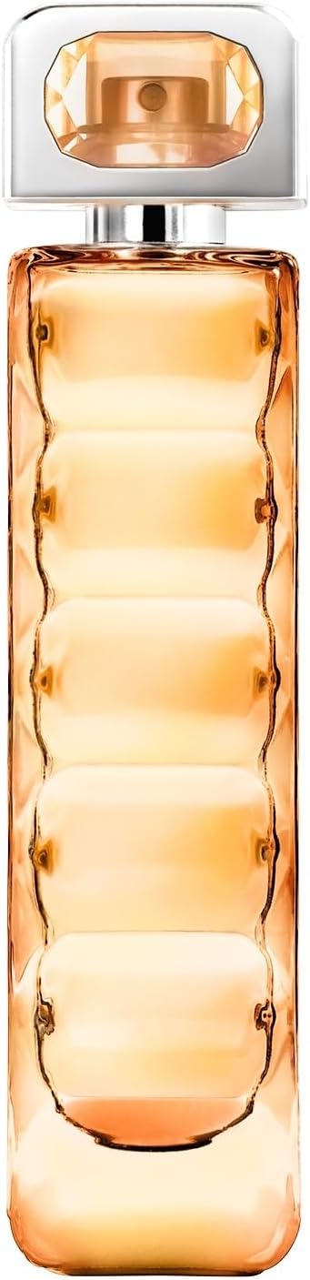 Detalle de Boss Orange Eau de Parfum da donna 50 ml: mela, bergamotto e vaniglia cremosa