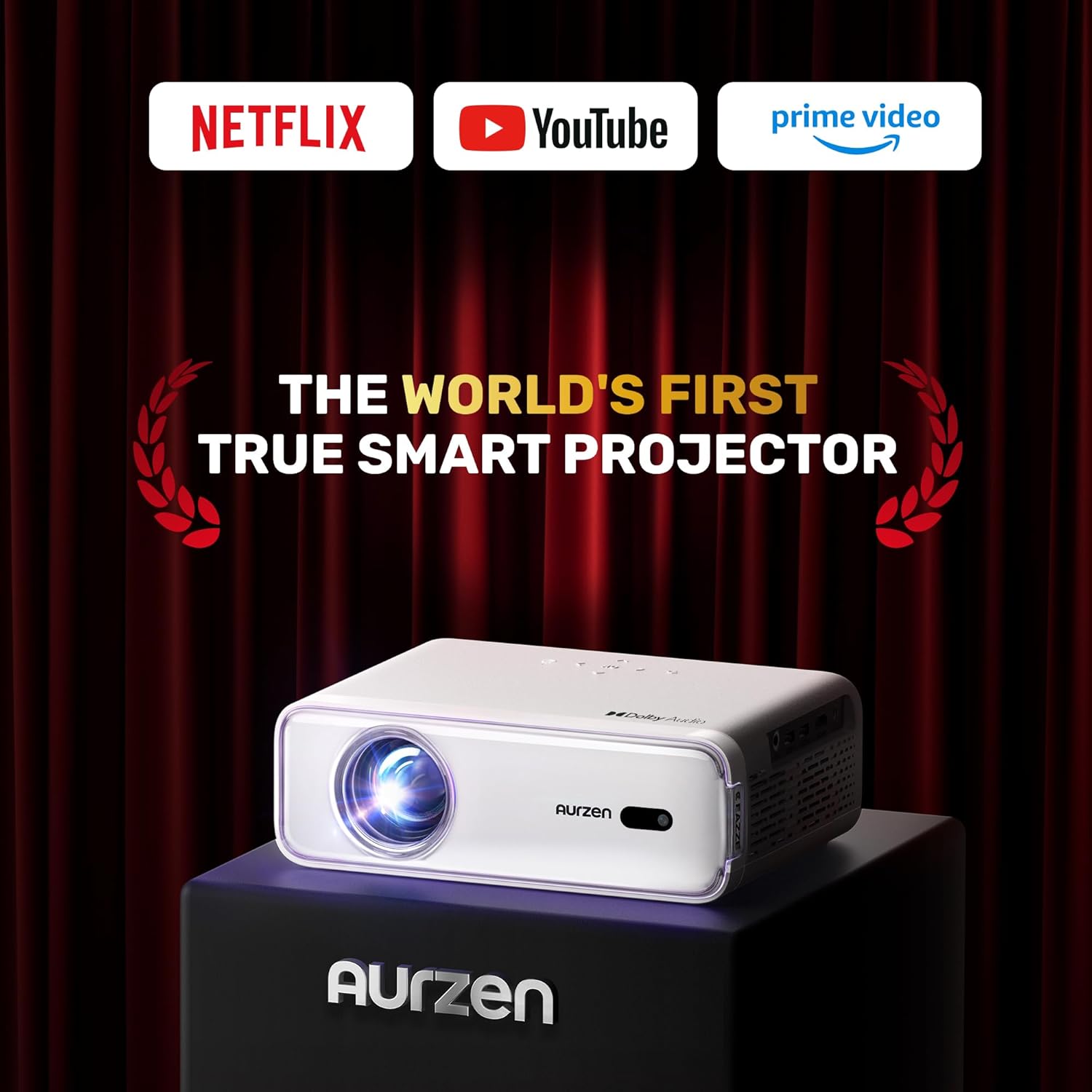 Thumbnail 1 de Aurzen Eazze D1 4K smart projector with HDR10