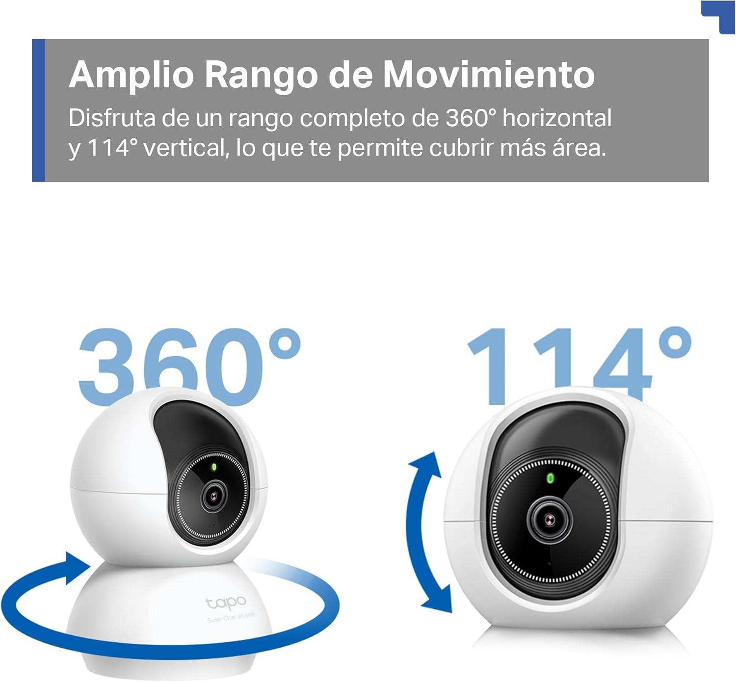 Thumbnail 5 de Tapo C230 Cámara vigilancia 3K 5MP, 360° 12 m 😊