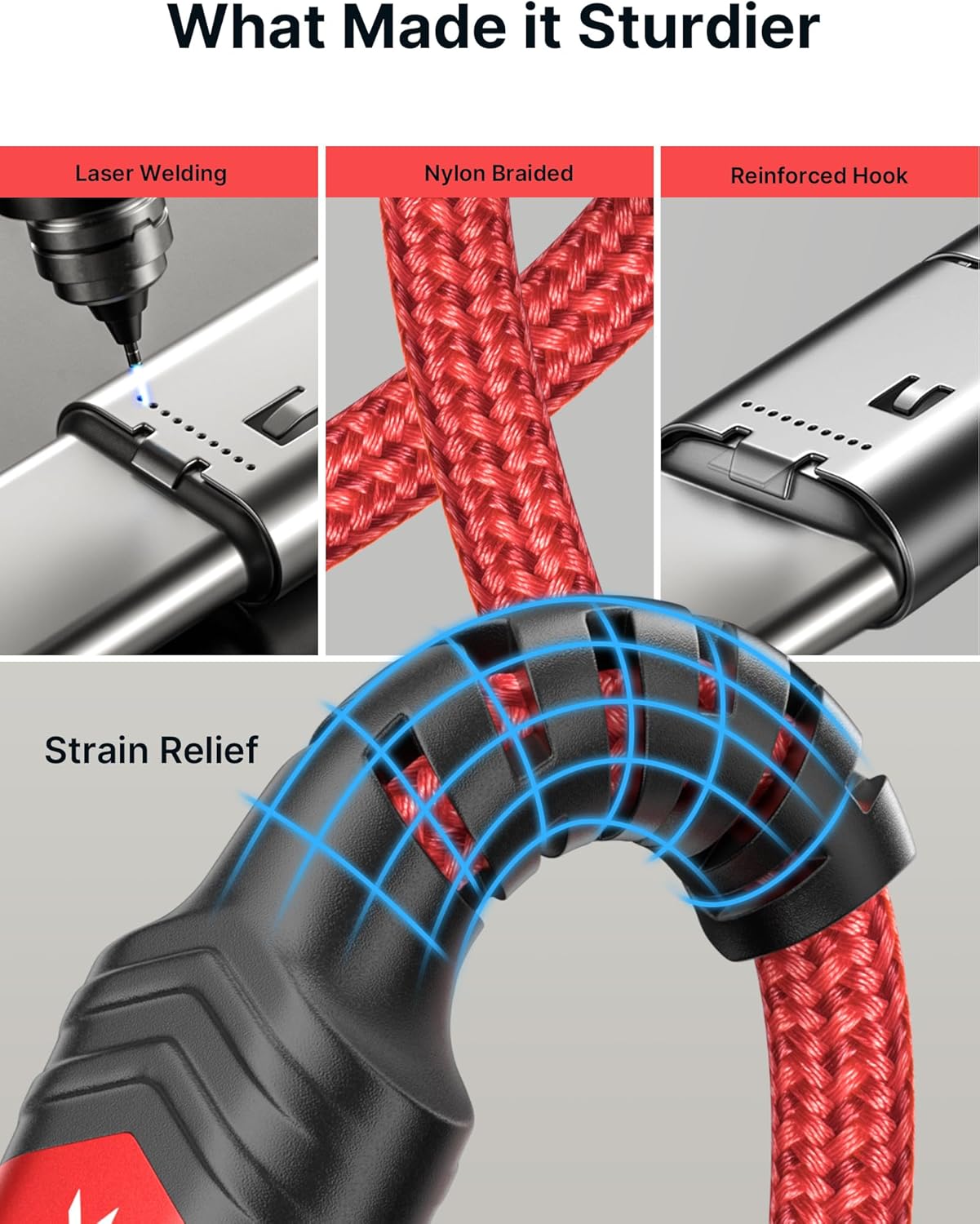 Thumbnail 6 de JSAUX USB C Kabel 100W 2er Pack