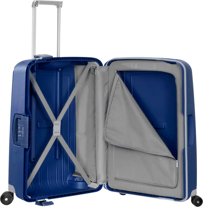 Thumbnail 3 de Samsonite S'Cure Spinner 69 cm – Dark Blue: robuster Polypropyleen-Koffer mit 79 Litern Fassungsvermögen