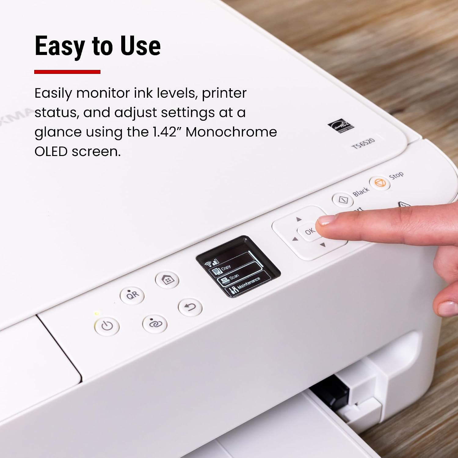 Thumbnail 3 de Canon PIXMA TS6520 Wireless Color Inkjet Printer: A Practical Home All‑In‑One