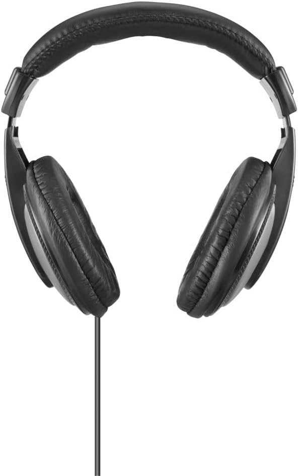 Detalle 2 de Hama ShellTV II TV Headphones (Over-Ear) with 6 m one-sided cable, volume control and 3.5 mm gold-plated jack – black