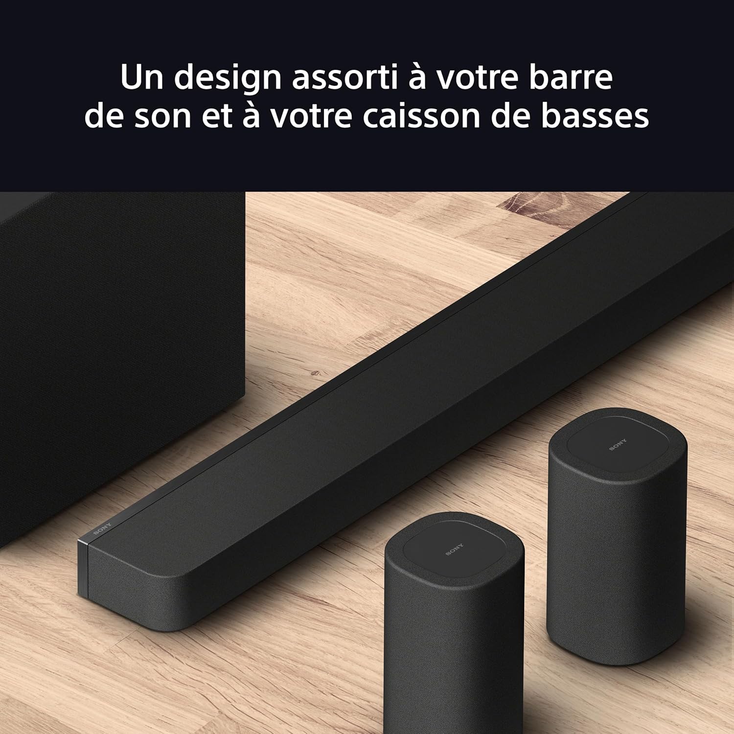 Detalle de Sony BRAVIA Theatre 8 Haut-parleurs arrière sans fil : son surround 360° et IMAX Enhanced pour votre salon