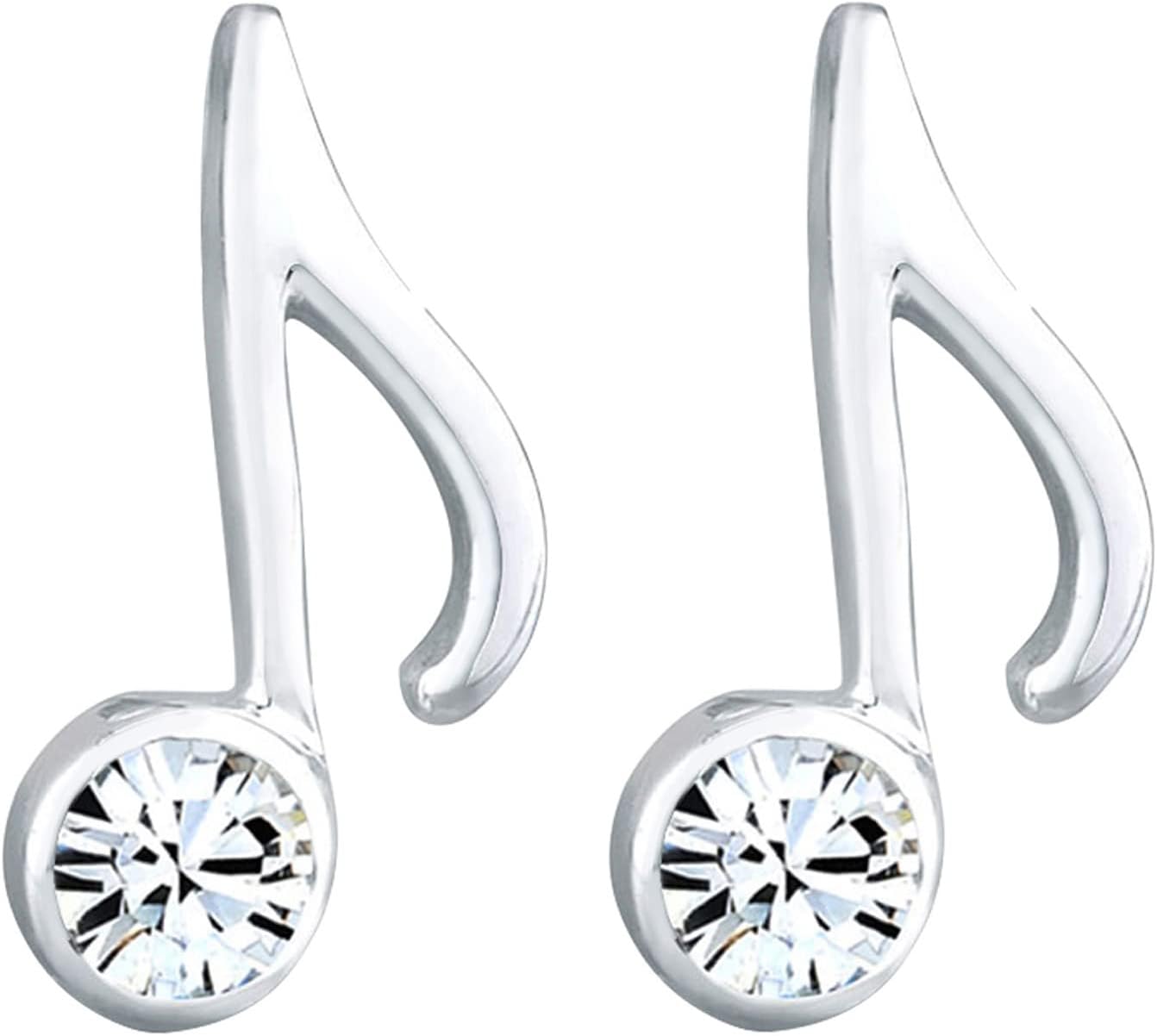 Thumbnail 1 de Elli Ohrstecker Note Kristalle 925 Silber
