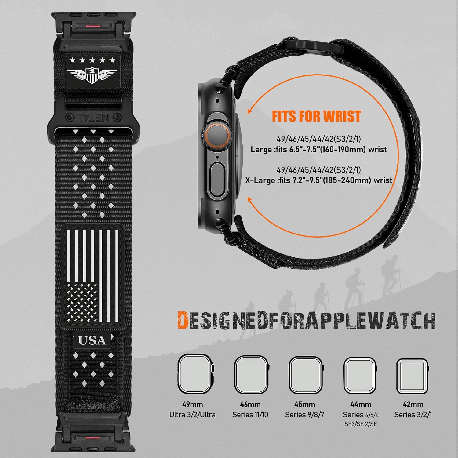 Thumbnail 6 de Rugged Nylon Band for Apple Watch Ultra