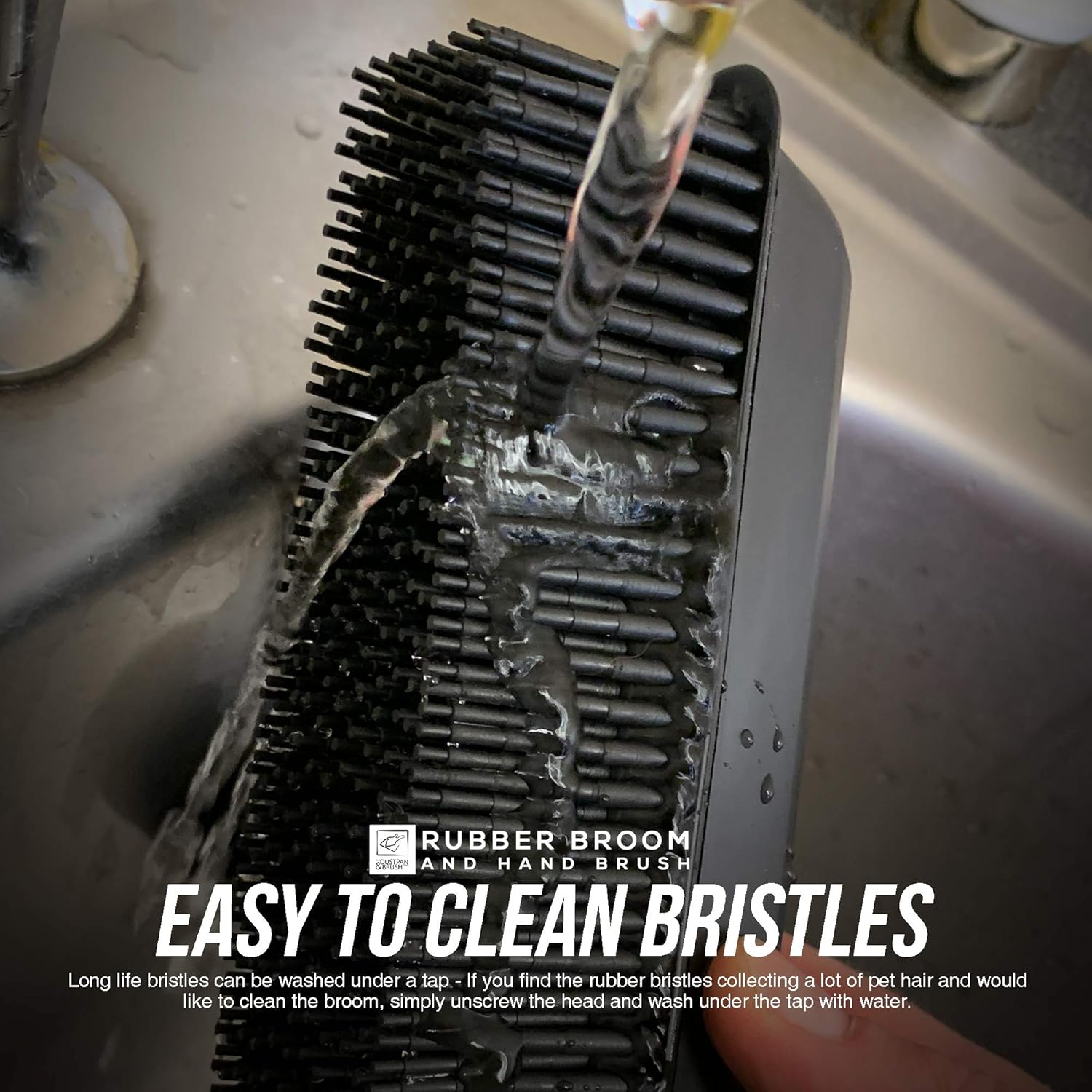 Thumbnail 5 de Rubber Broom Long Handle for Pet Hair