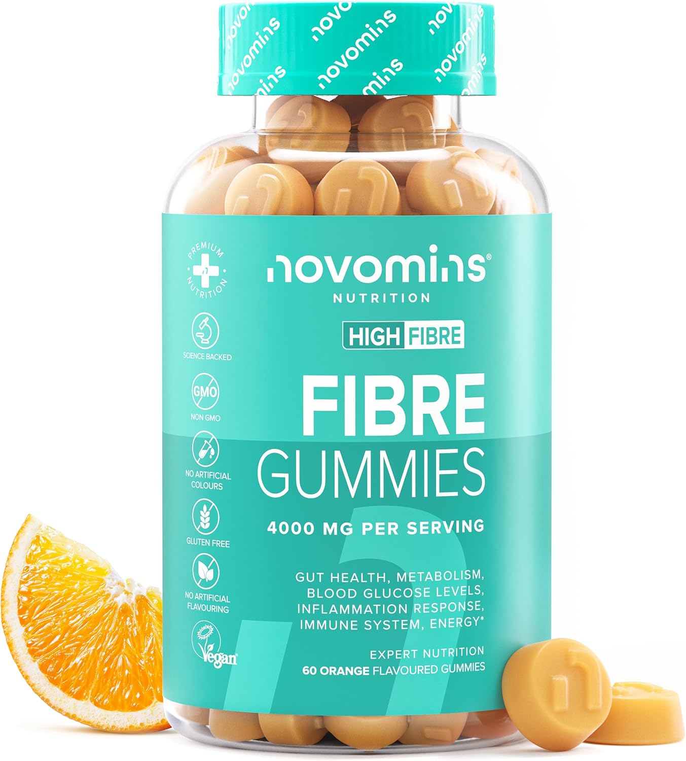 Gommes à mâcher fibres 4000 mg