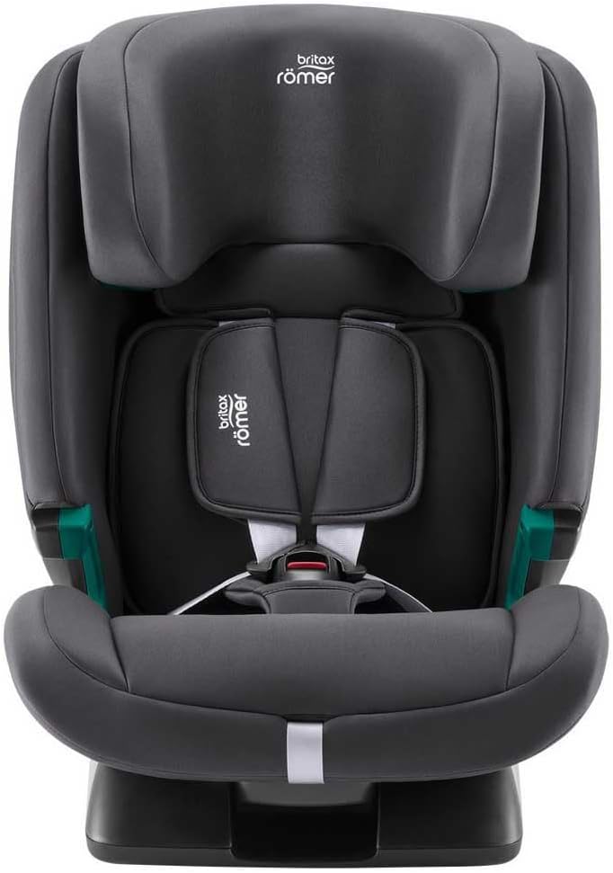 Detalle de Britax RÖMER EVOLVAFIX: seggiolino auto i-Size 76–150 cm, Midnight Grey