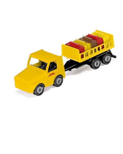 Detalle de SIKU 1702 DHL Avion cargo – Modèle réduit avec chariot et accessoires