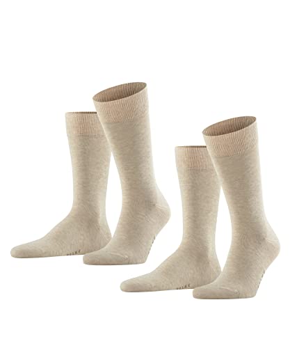 Detalle de FALKE Happy Herrensocken im 2er-Pack aus Baumwolle, atmungsaktiv und verstärkt
