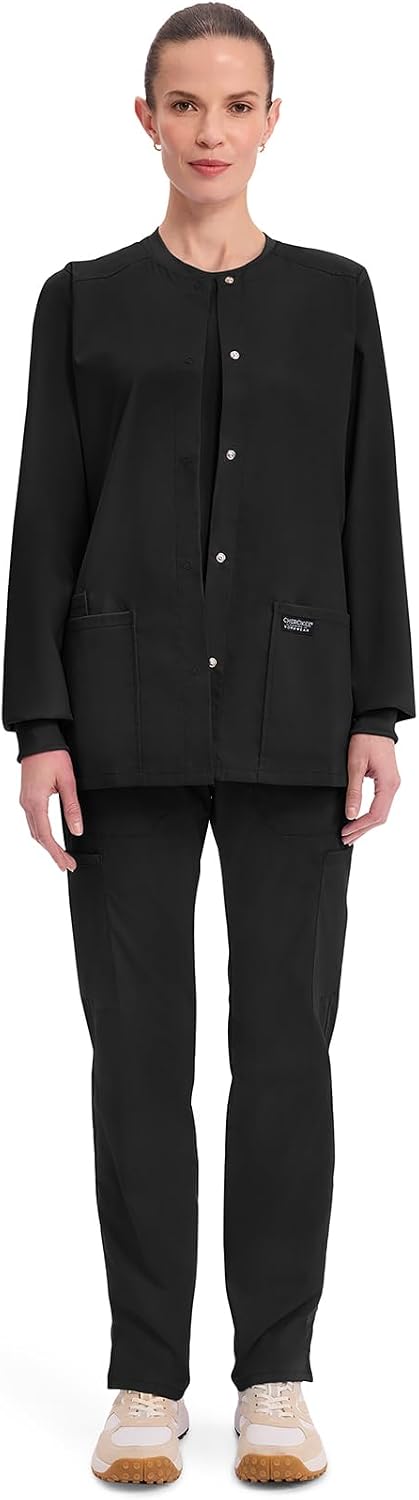 Detalle de Cherokee Women's Scrub Jacket WW340