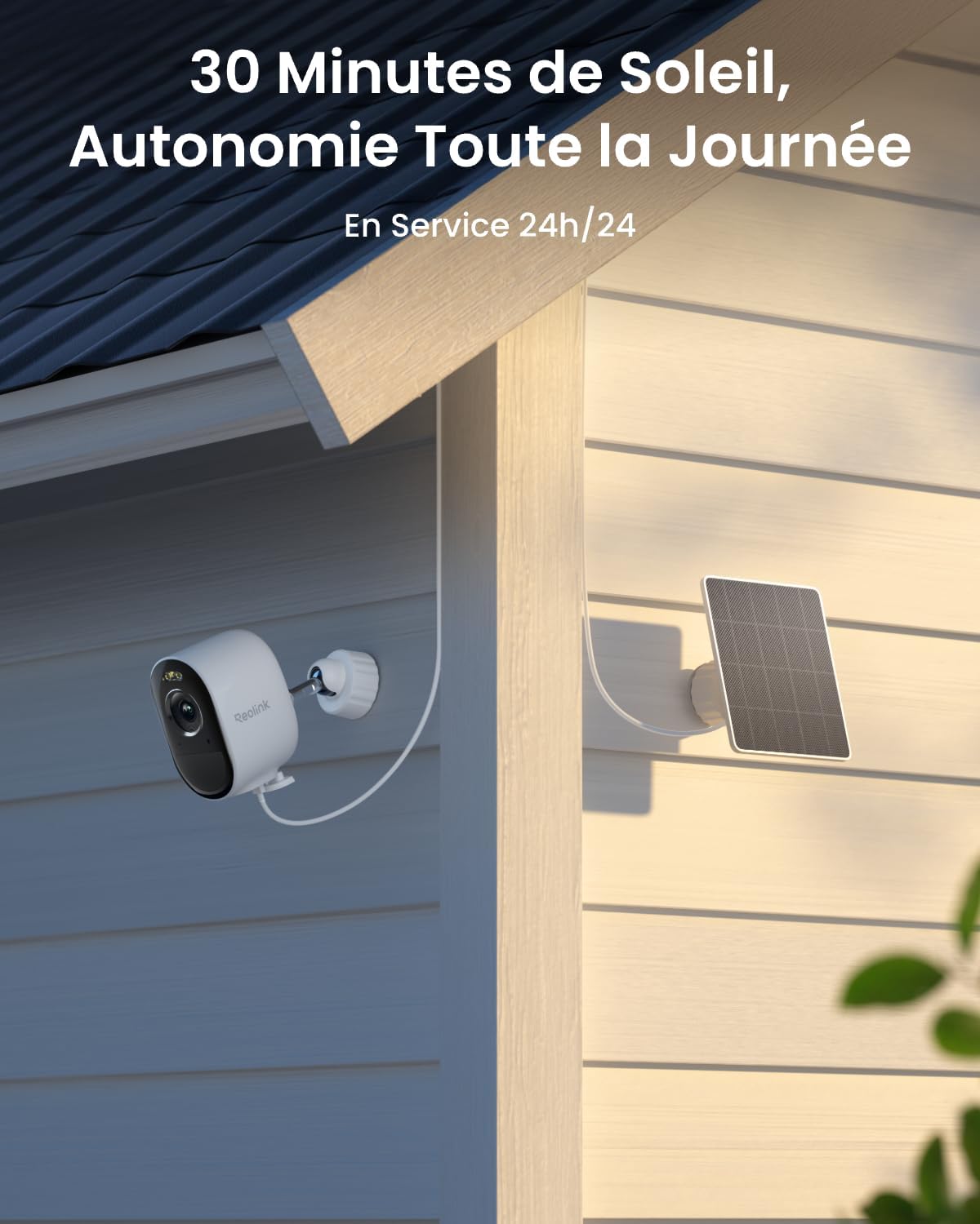 Thumbnail 4 de Reolink 5MP Caméra Solaire WiFi Extérieur sans fil avec vision nuit couleur, IA et Home Hub Mini+4X Argus 3 Pro