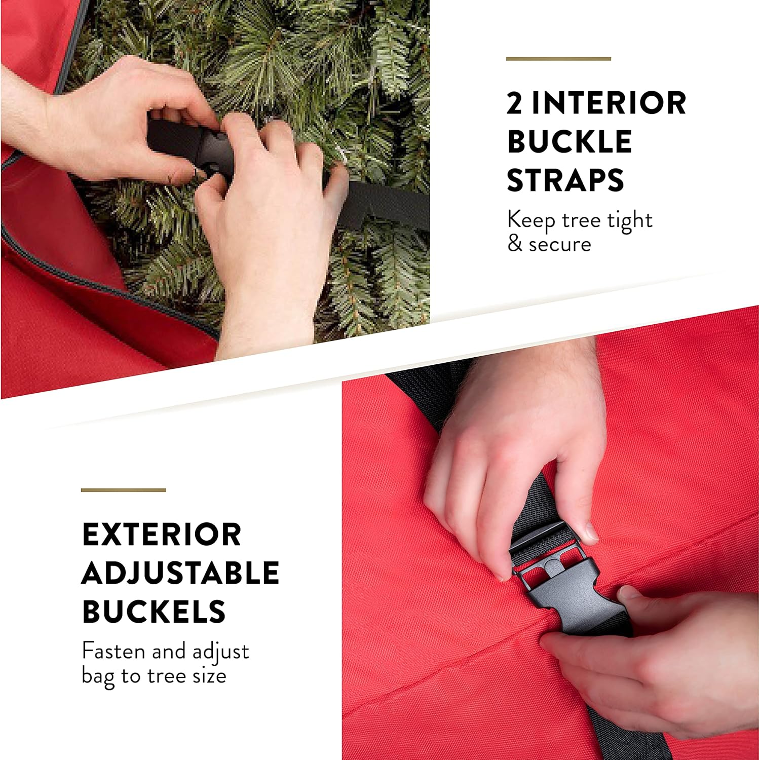 Thumbnail 3 de Large Rolling Christmas Tree Storage Bag 9 ft 🎄