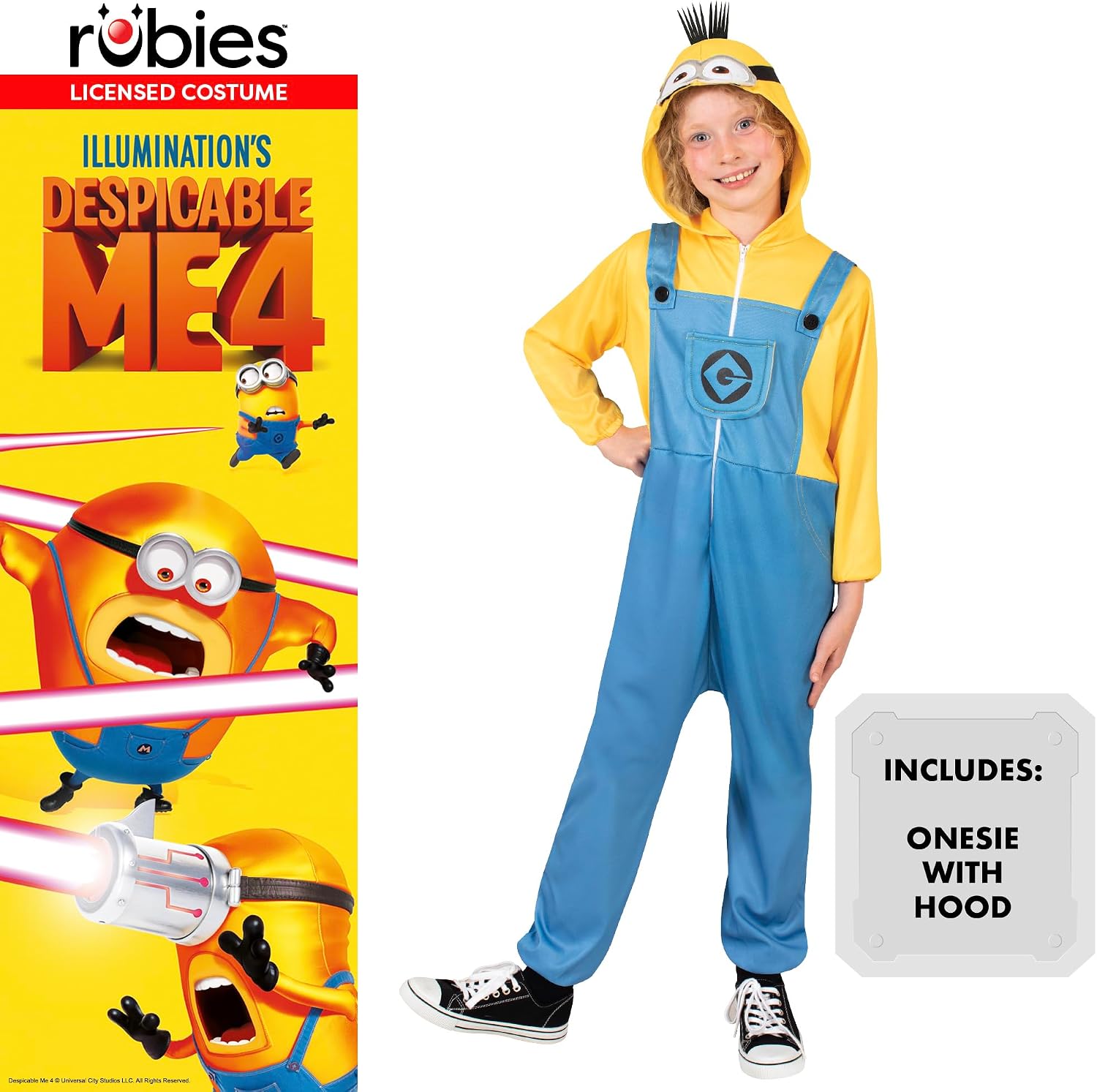 Thumbnail 1 de Rubie's Minion Tim Child Onesie UK size