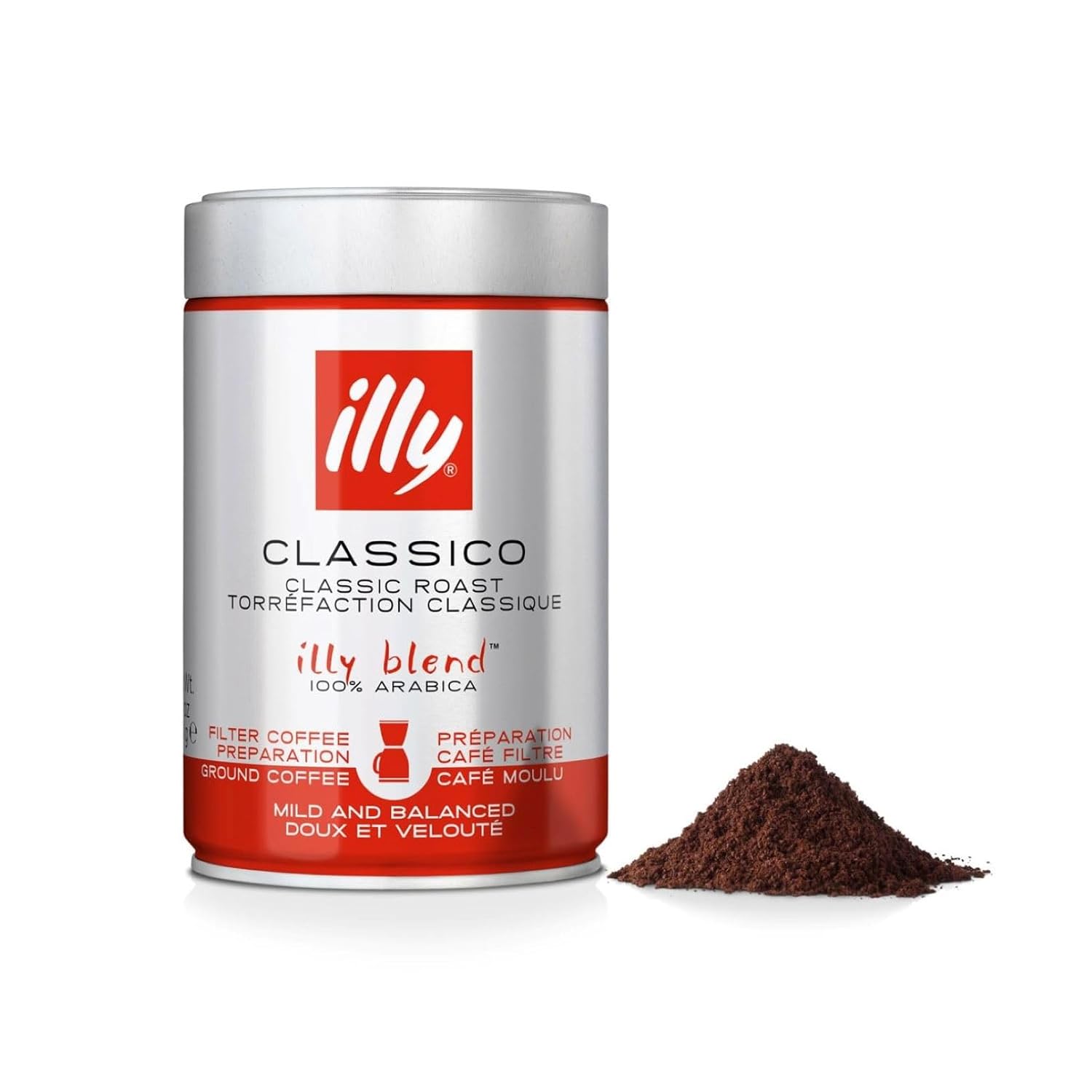 Thumbnail 6 de illy Gemahlener Filterkaffee INTENSO – 250 g, 100% Arabica, Kakao-Noten