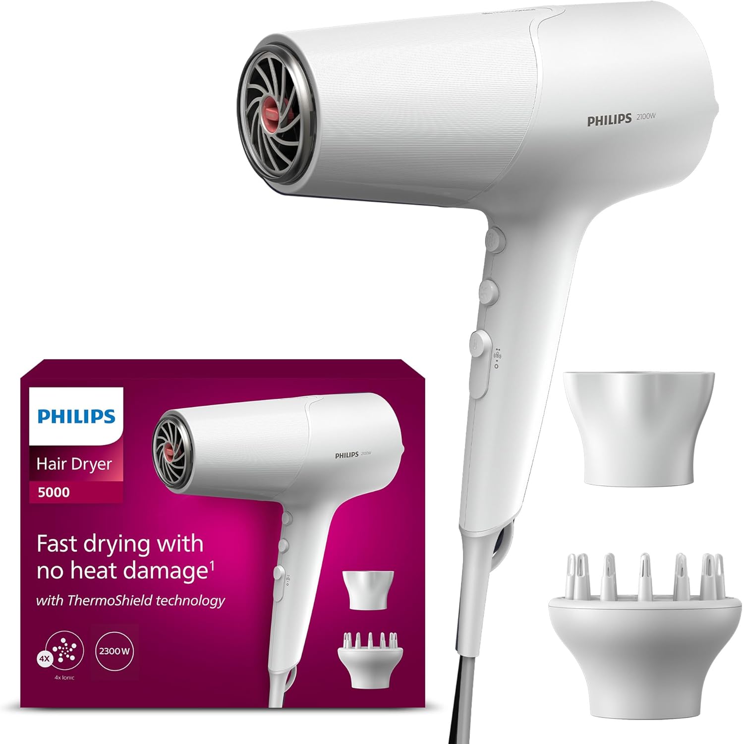 Detalle de Philips BHD500/20 asciugacapelli 2100 W