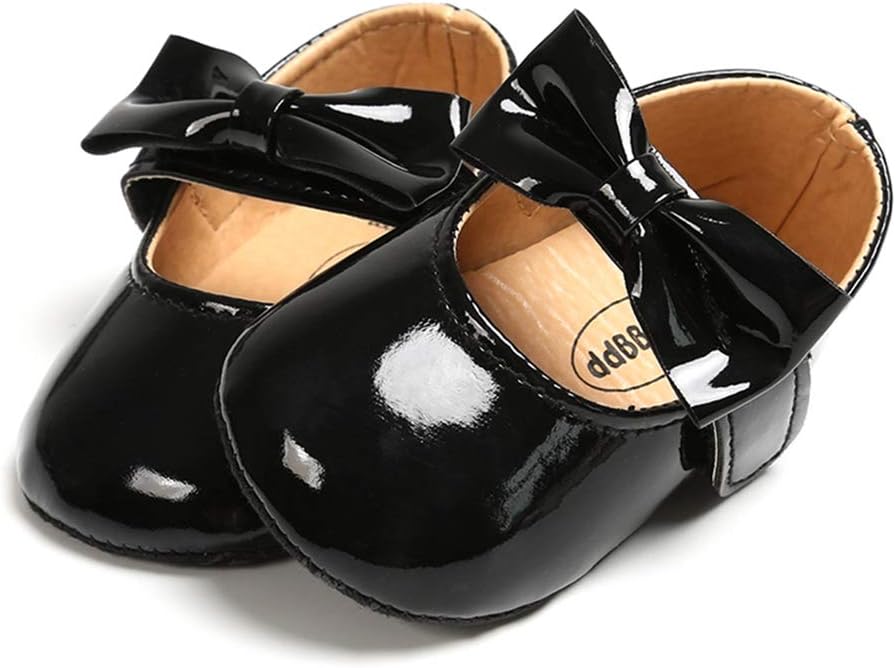 Thumbnail 4 de RVROVIC Baby Girl Moccasins: Sparkly Lightweight Prewalker Shoes