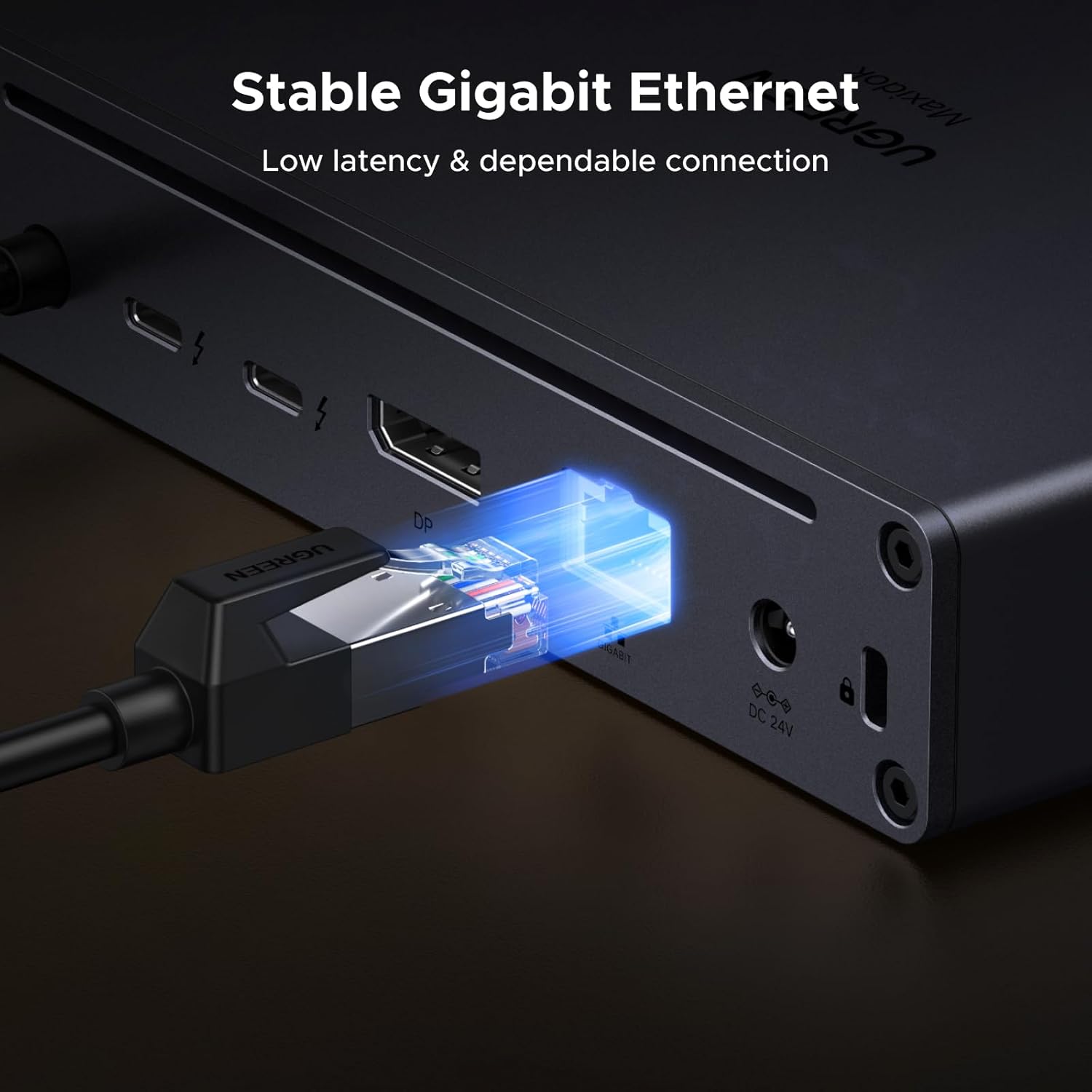 Thumbnail 6 de UGREEN Maxidok Thunderbolt 5 Docking Station (Revodok 10-in-1) – 10 Ports mit bis zu 120 Gbit/s, 100 W Laden und Ethernet