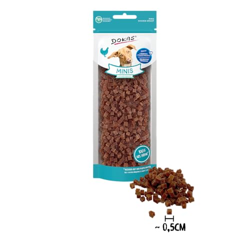 Detalle de DOKAS Minis Getreidefreier Premium Snack für Hunde – 9 × 70 g