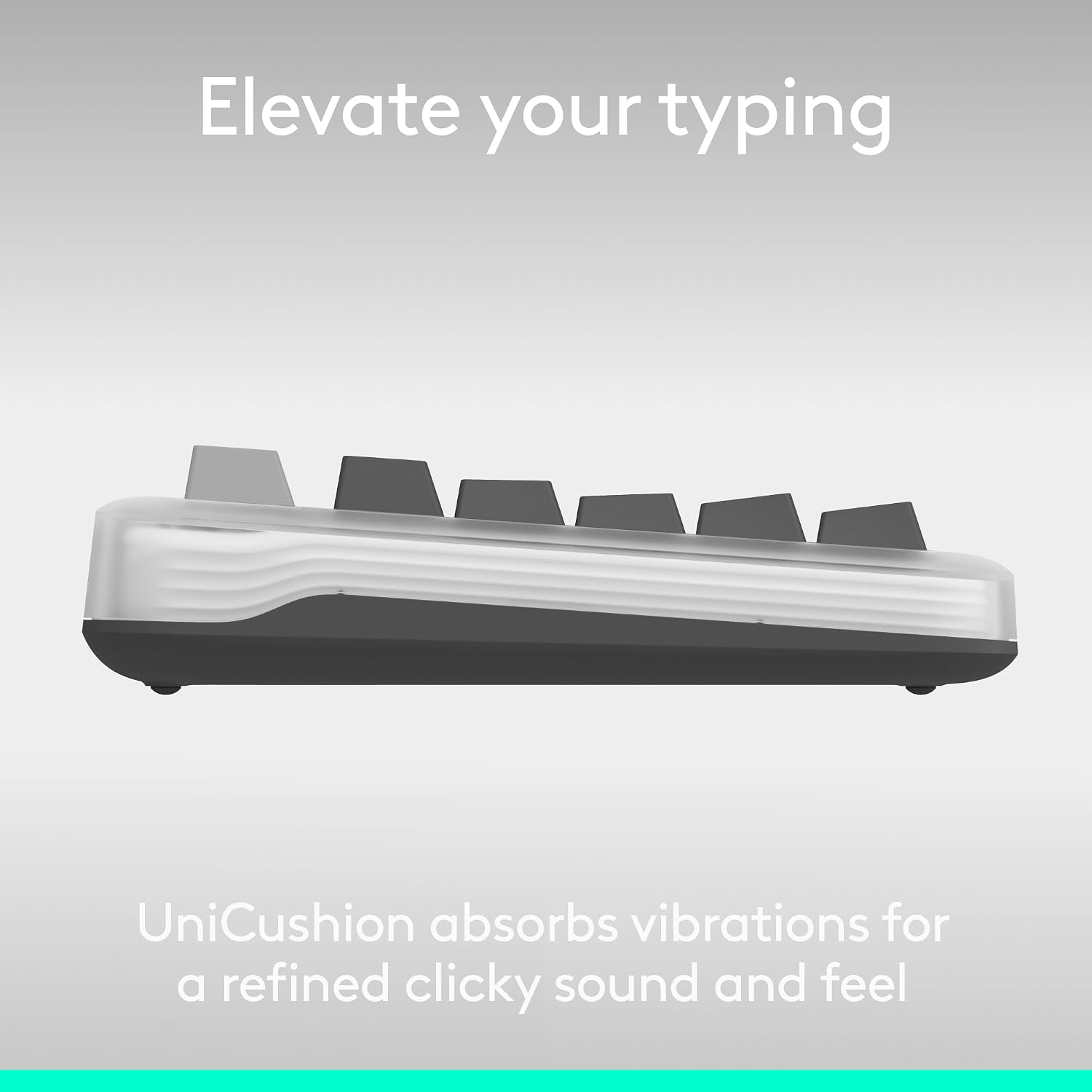 Detalle 2 de Logitech Alto Keys K98M Wireless Mechanical Keyboard, Lilac, 98-Key Layout