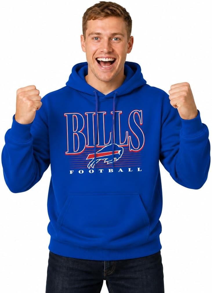 Detalle de NFL 3027_OTBPNFL Overtime Blueprint Pullover Hoodie, Fleece, Unisex Fit