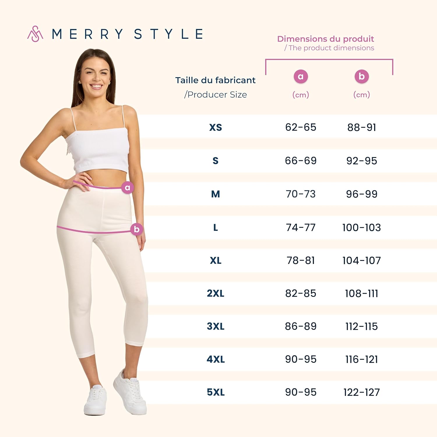 Thumbnail 5 de Merry Style MS10-199 legging 3/4 coton