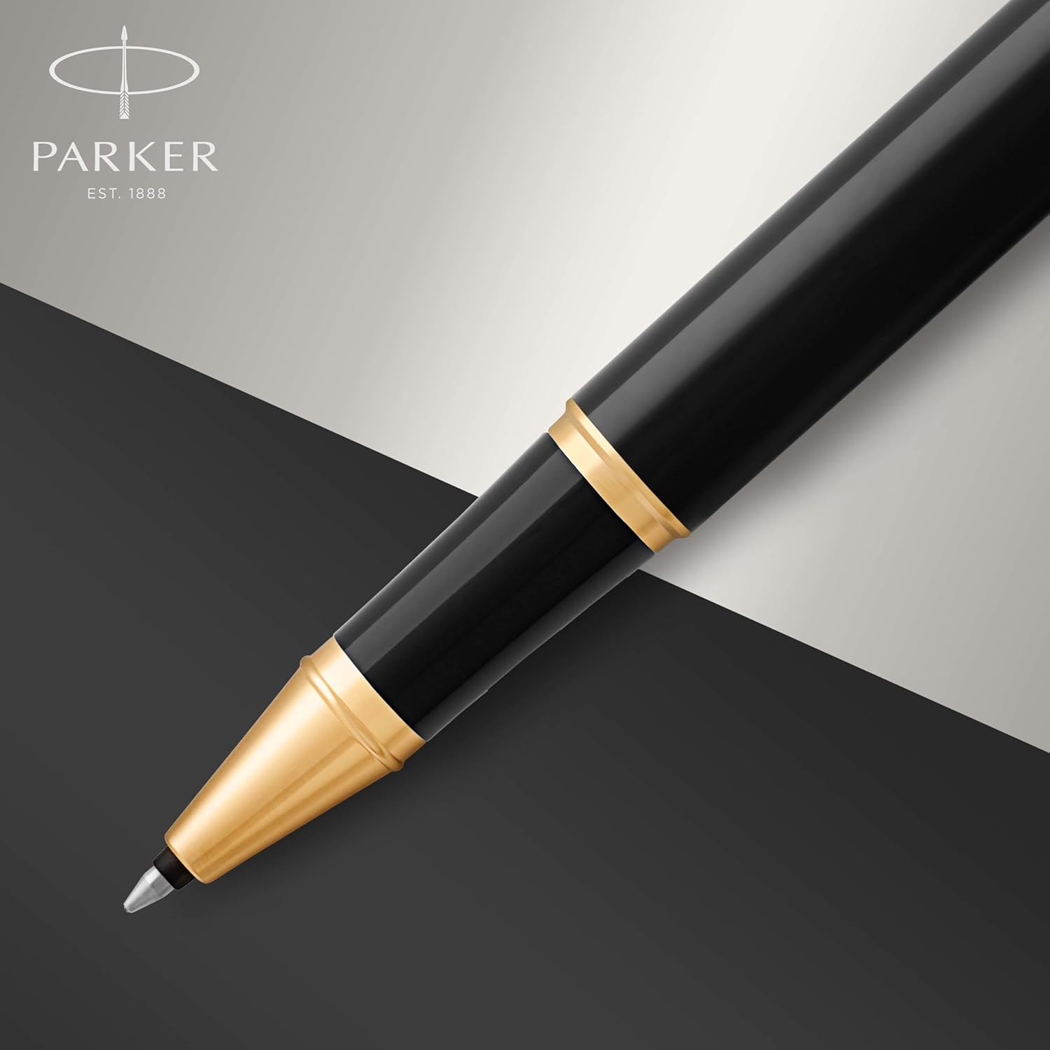 Detalle 2 de Parker IM Bolígrafo Roller ✒️ Tinta negra, Estuche regalo