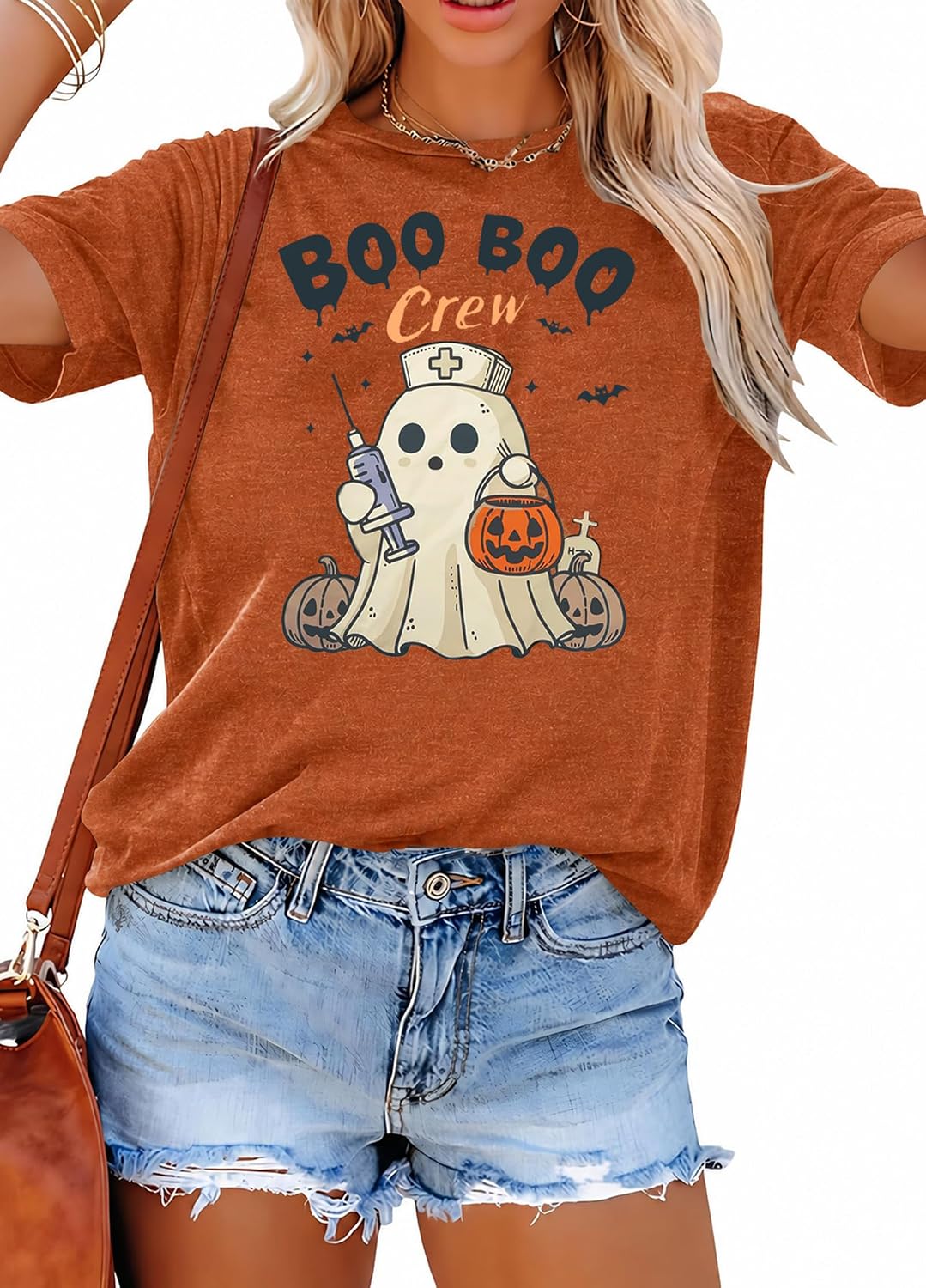 Thumbnail 6 de KIDDAD Women's Halloween T-Shirt, Cotton Blend